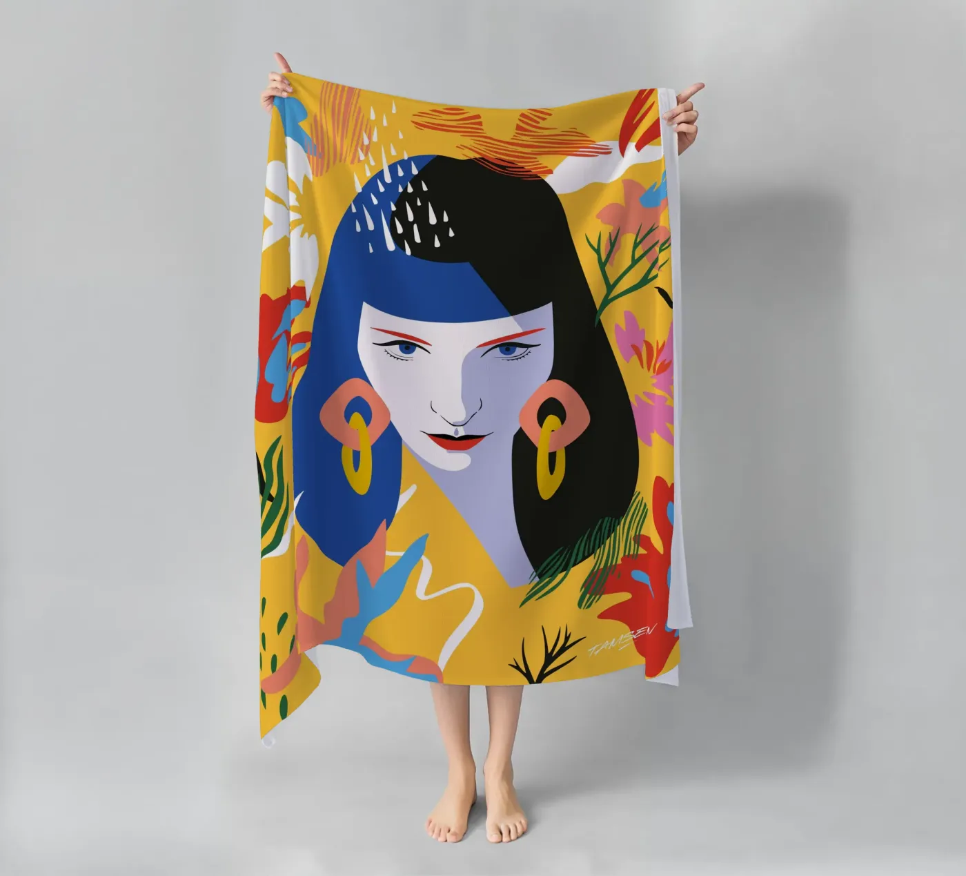 Mindset Strandtuch von Tamsen Design