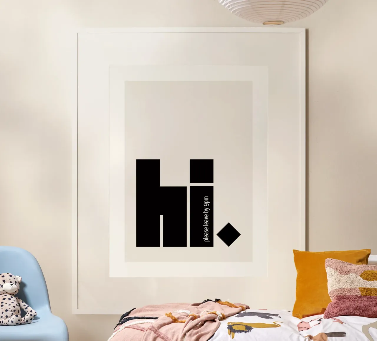 Ciao. Per favore, andate via entro le 21:00 poster da ArtDesign by KBK