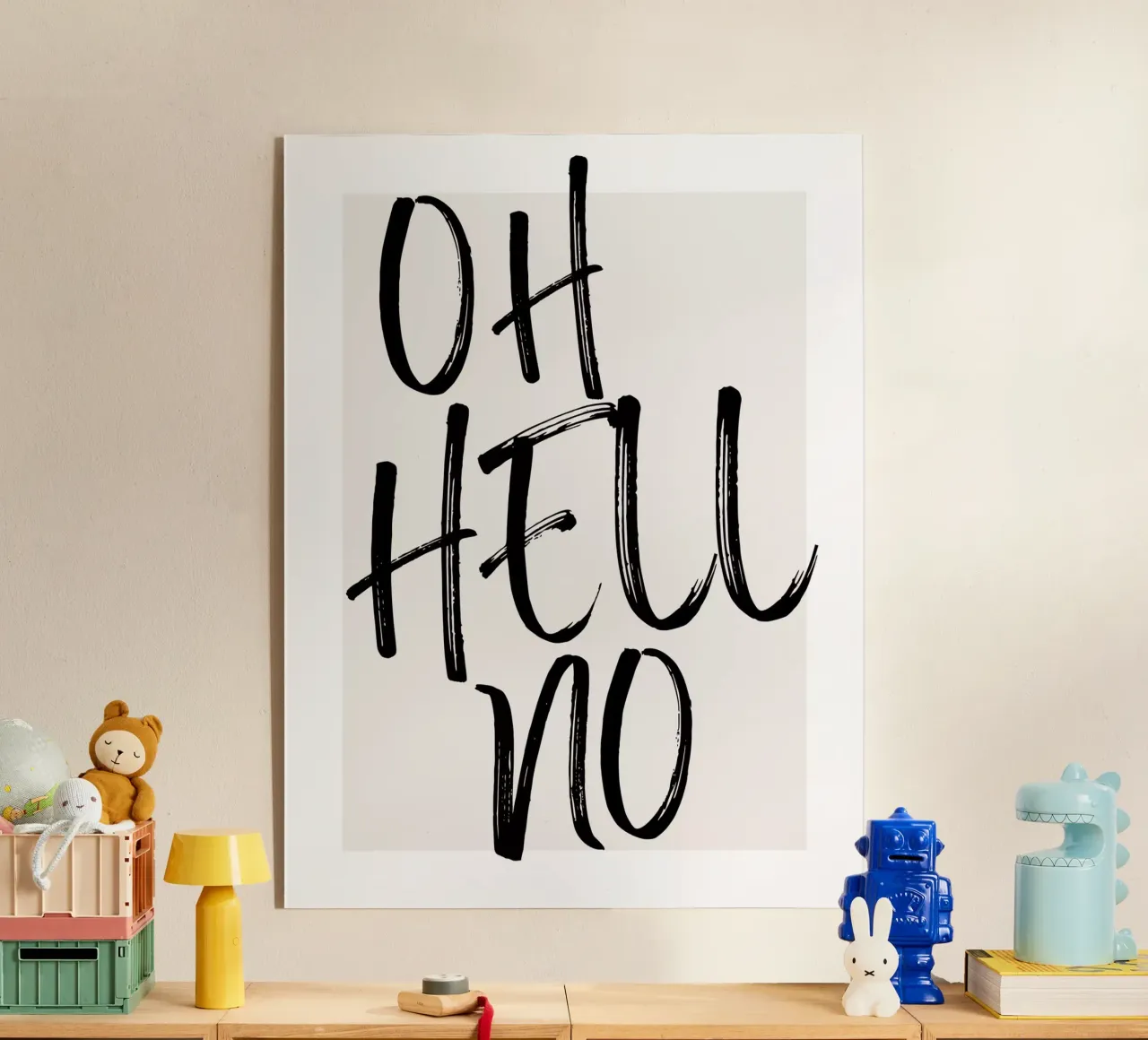 OH HELL NO plexiglas de ArtDesign by KBK