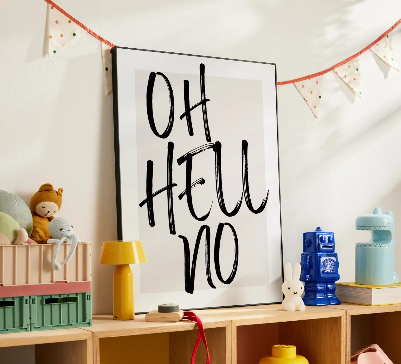 OH HELL NO forex plate by ArtDesign by KBK