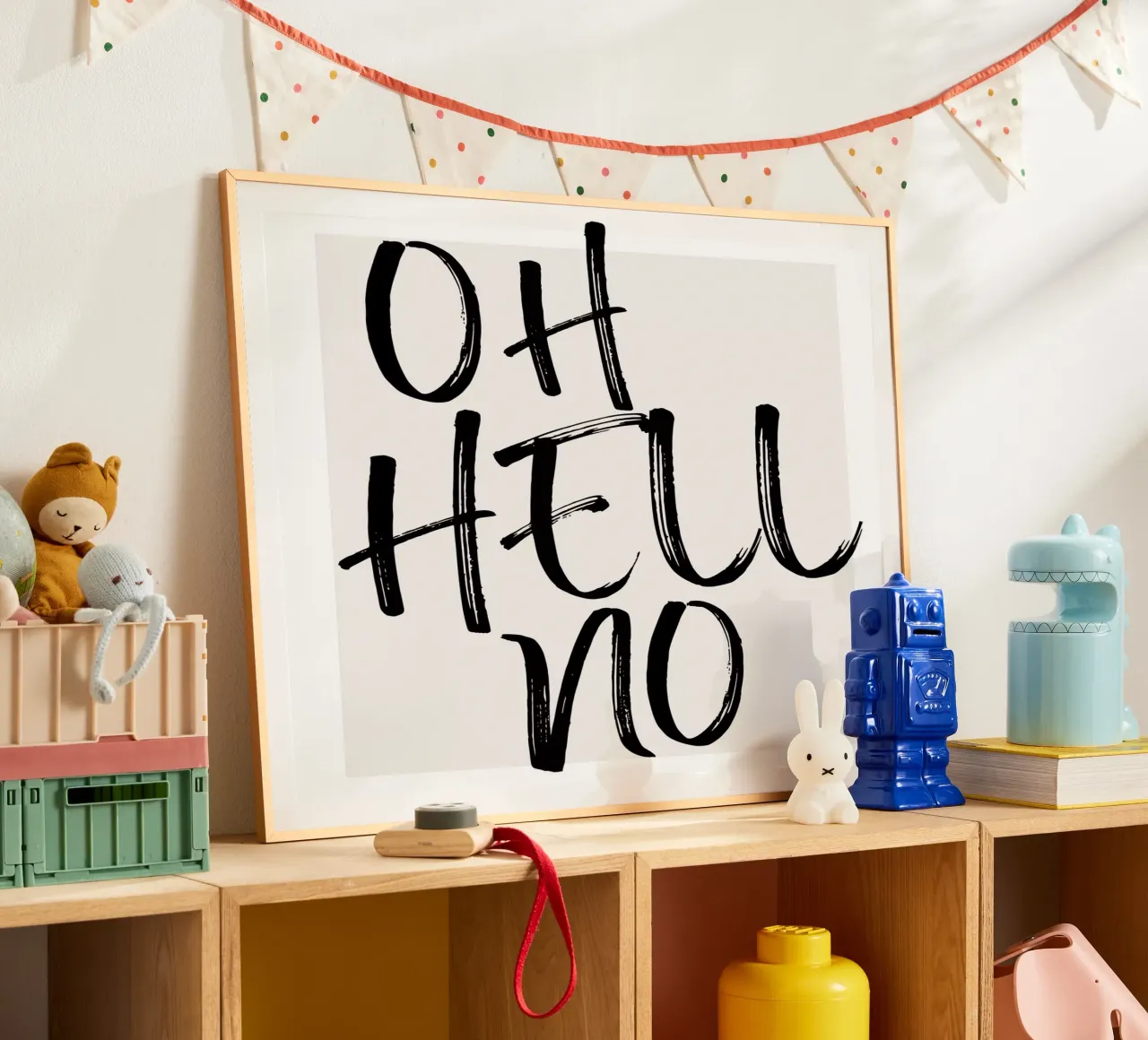 OH HELL NO Poster von ArtDesign by KBK