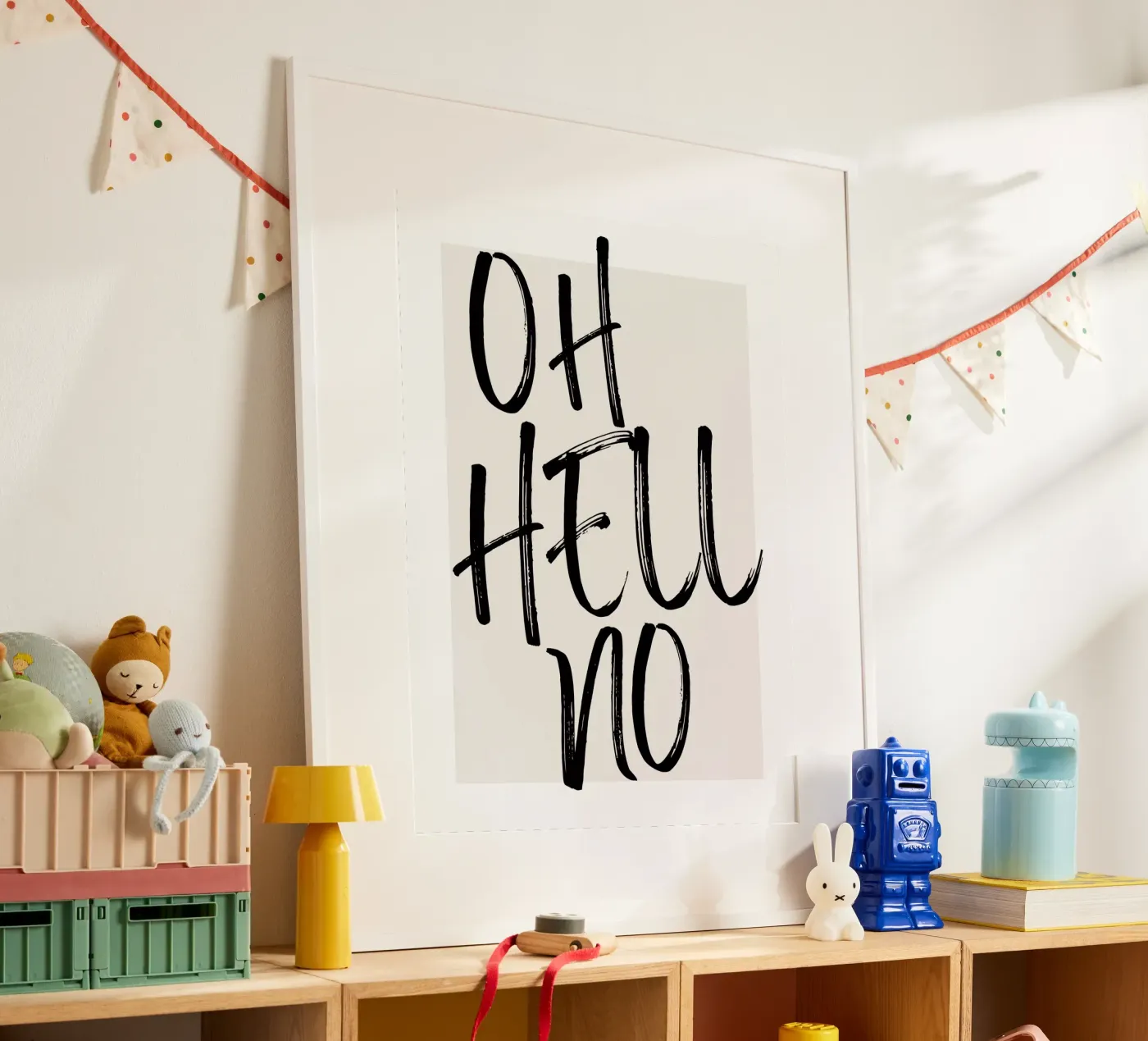 OH HELL NO Poster von ArtDesign by KBK