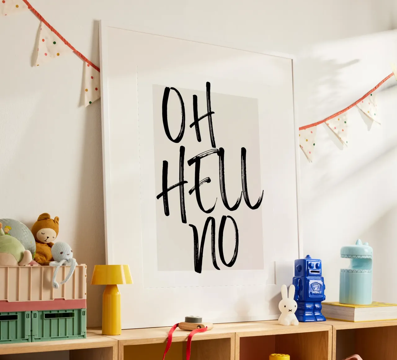 OH HELL NO Poster von ArtDesign by KBK