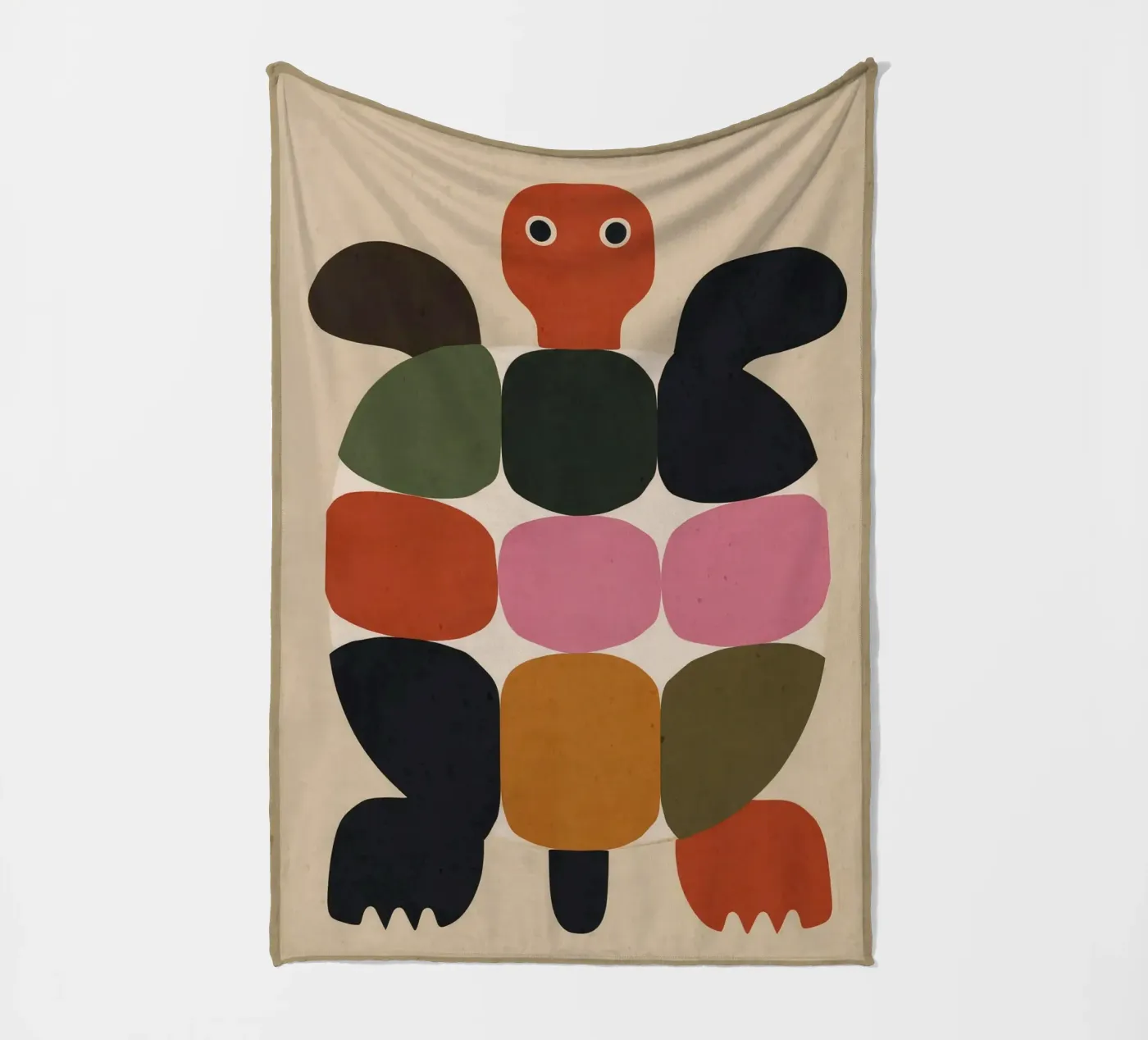 Geometric Turtle Fleecedecke von Gaite