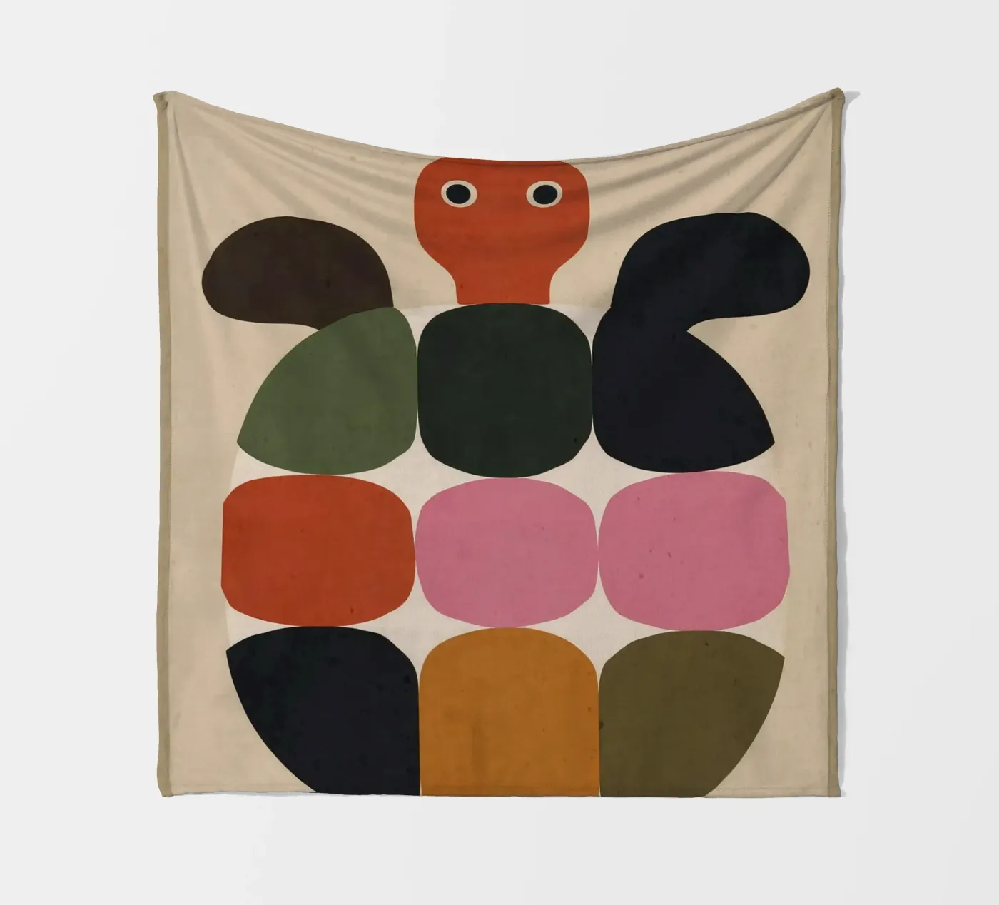 Geometric Turtle Fleecedecke von Gaite