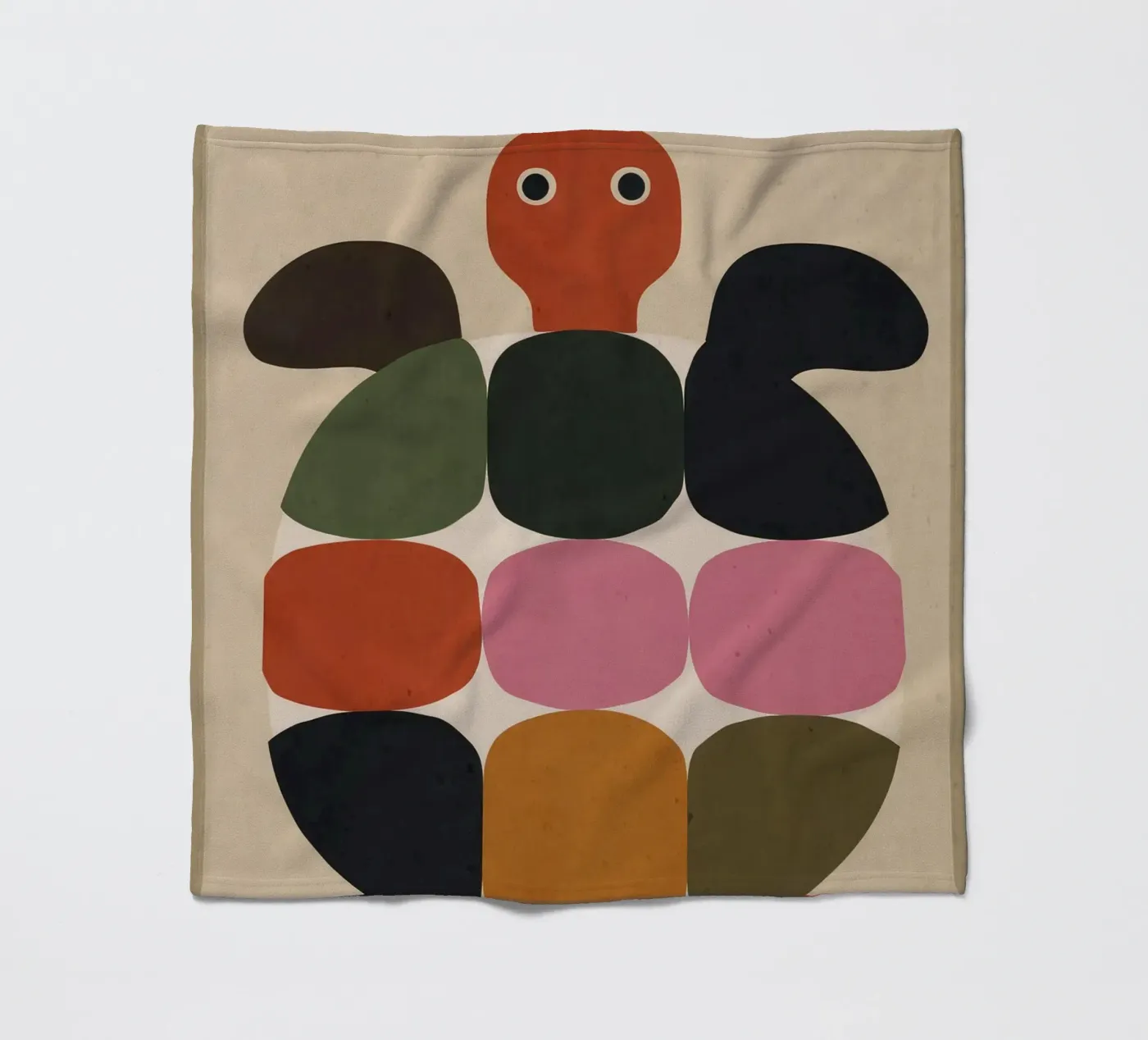 Geometric Turtle Fleecedecke von Gaite