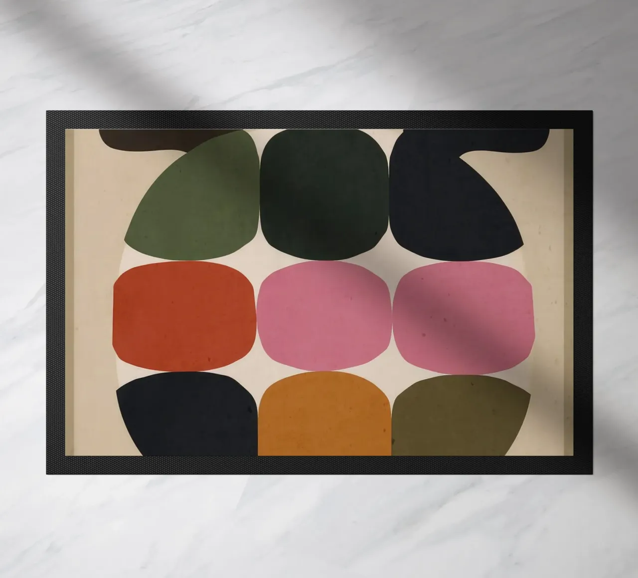 Geometric Turtle doormat by Gaite