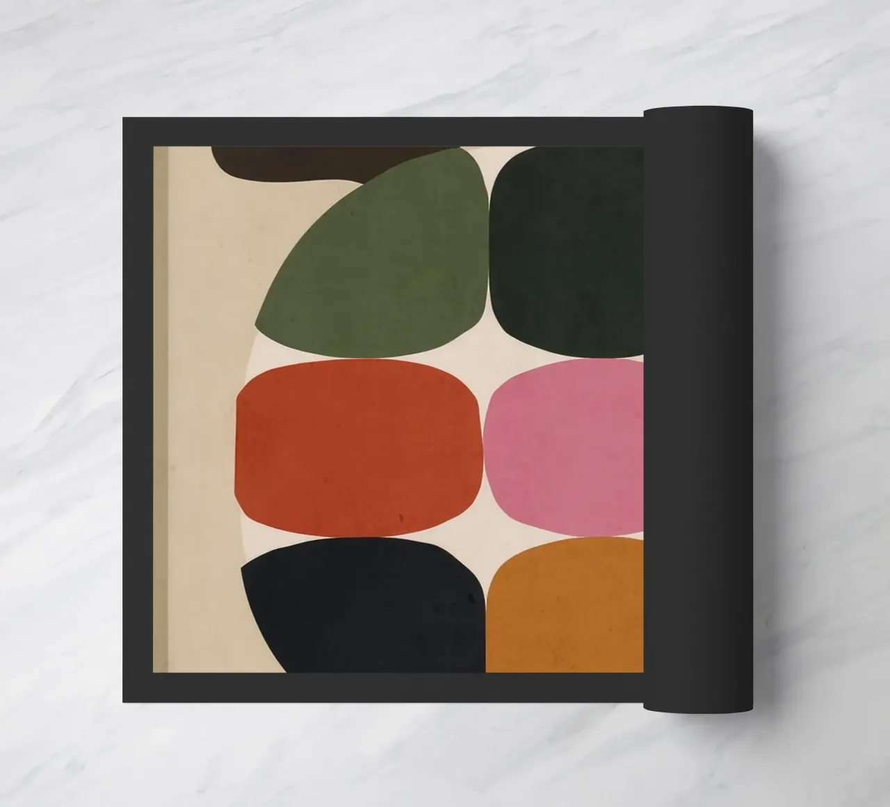 Geometric Turtle doormat by Gaite