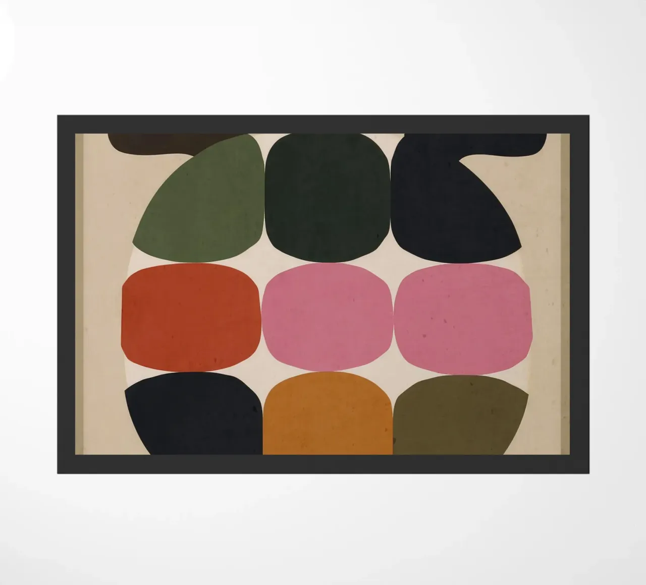 Geometric Turtle doormat by Gaite