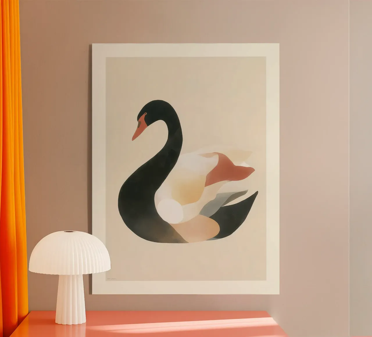 Cigno nero plexiglass da M.A.Z.U.N.