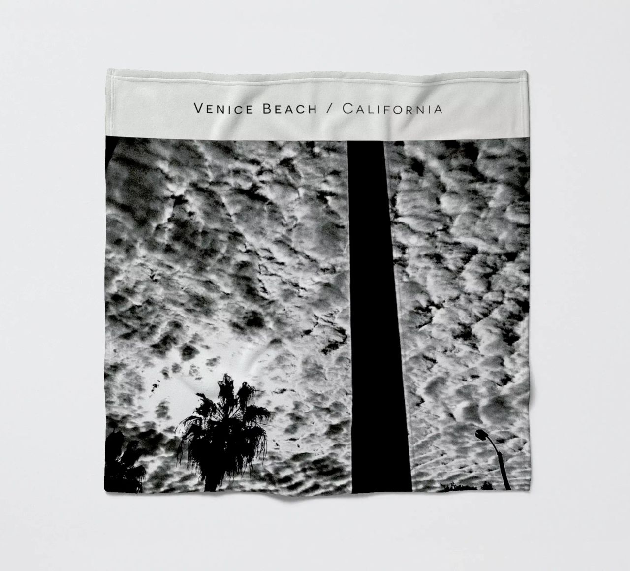 Venice Beach B&W coperta in pile da In Full Color