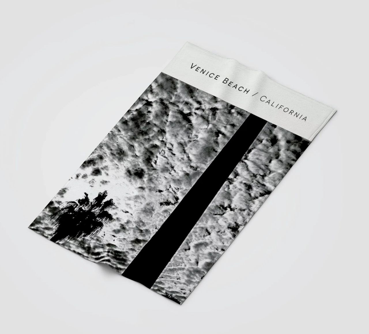 Venice Beach B&W coperta in pile da In Full Color