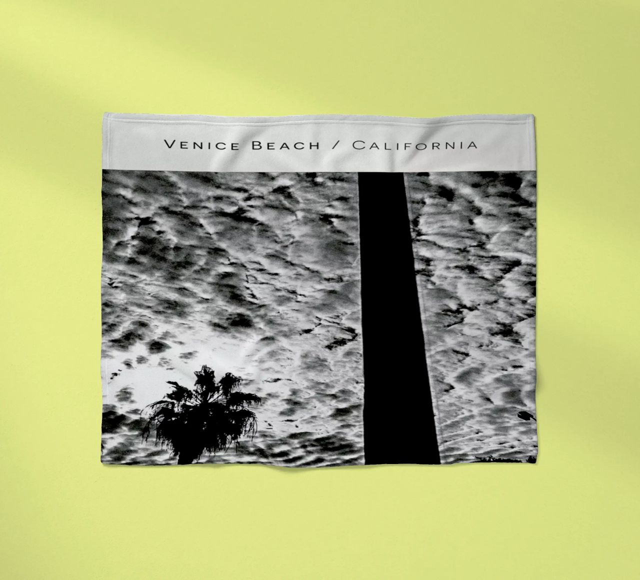 Venice Beach B&W coperta in pile da In Full Color