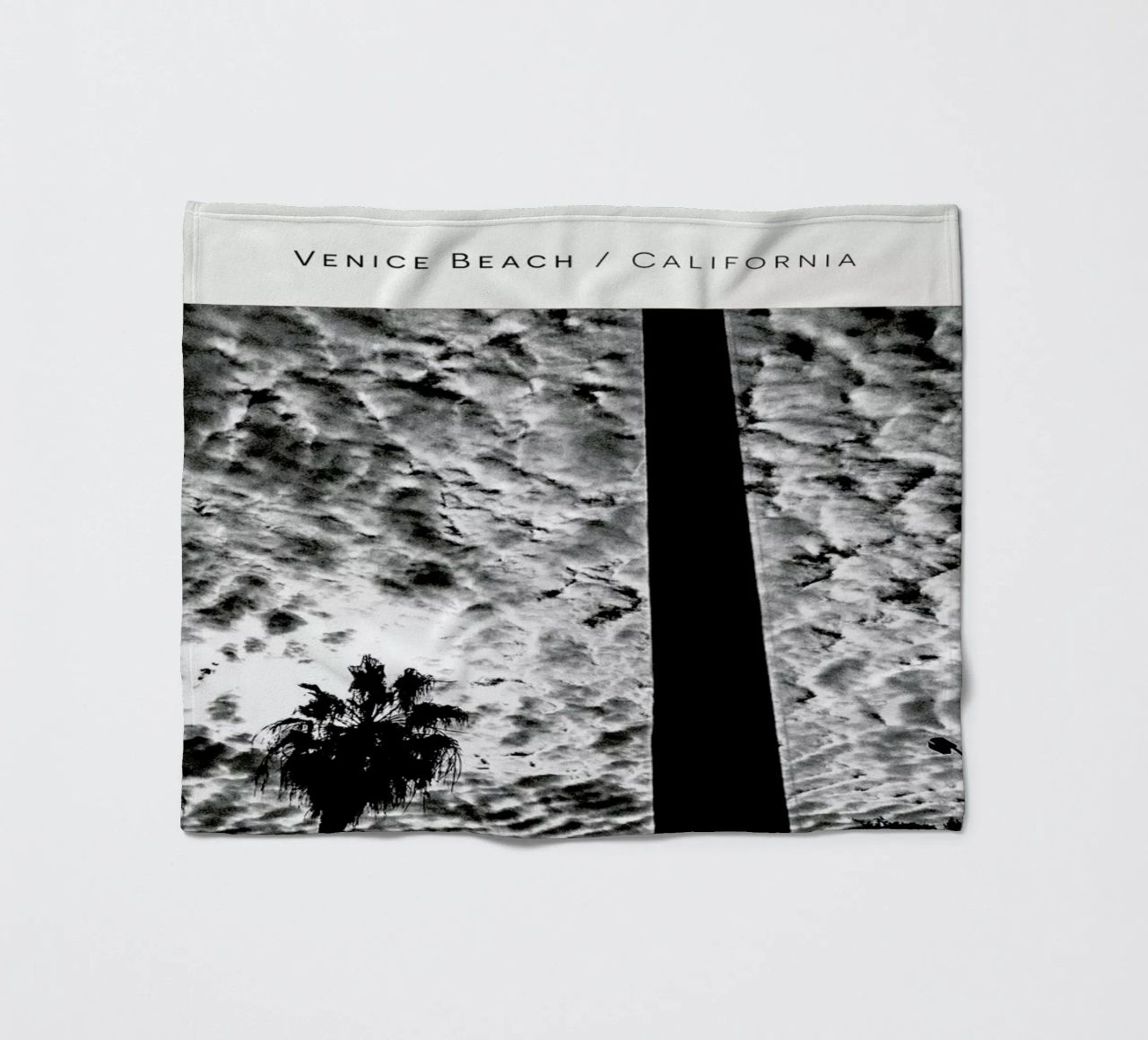 Venice Beach B&W coperta in pile da In Full Color