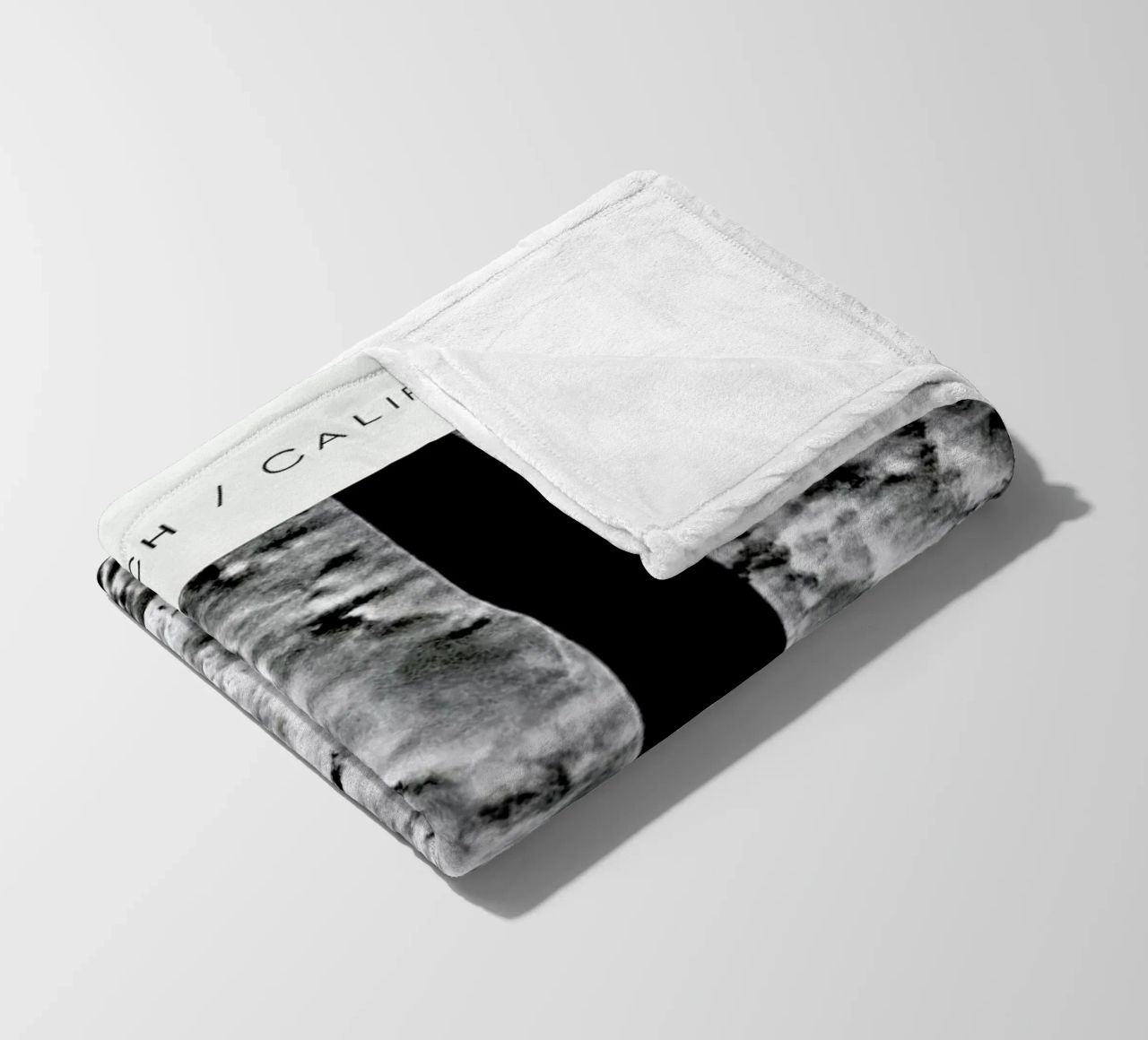 Venice Beach B&W coperta in pile da In Full Color