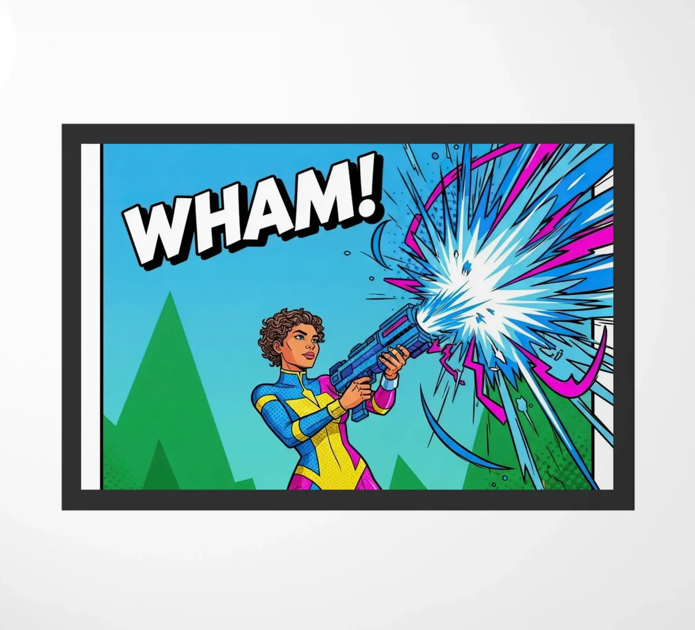 FORCE DE CHOC paillasson de ArtPlane