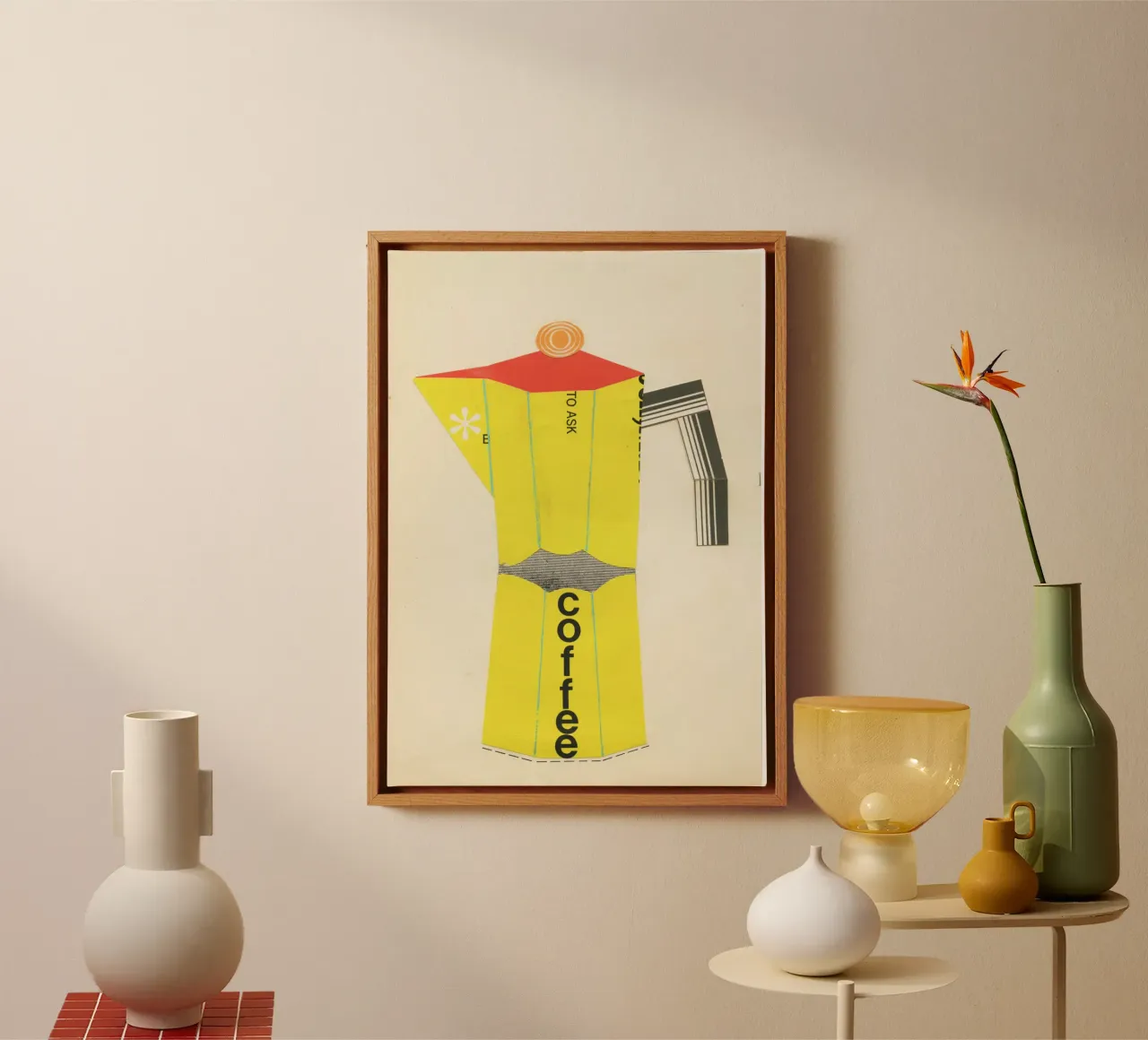 Caffè tela da Cassia Beck Collage