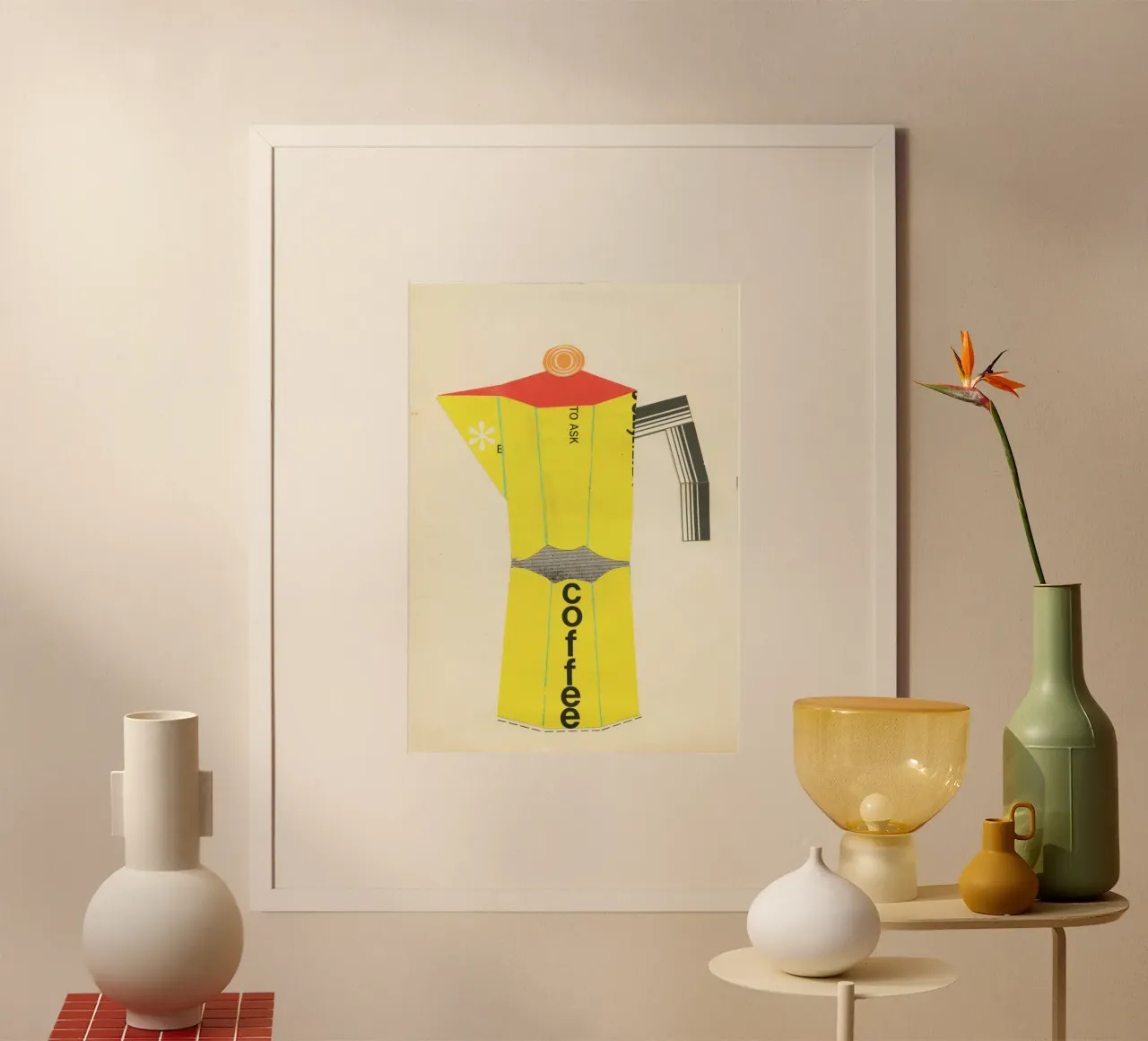 Coffee poster da Cassia Beck Collage