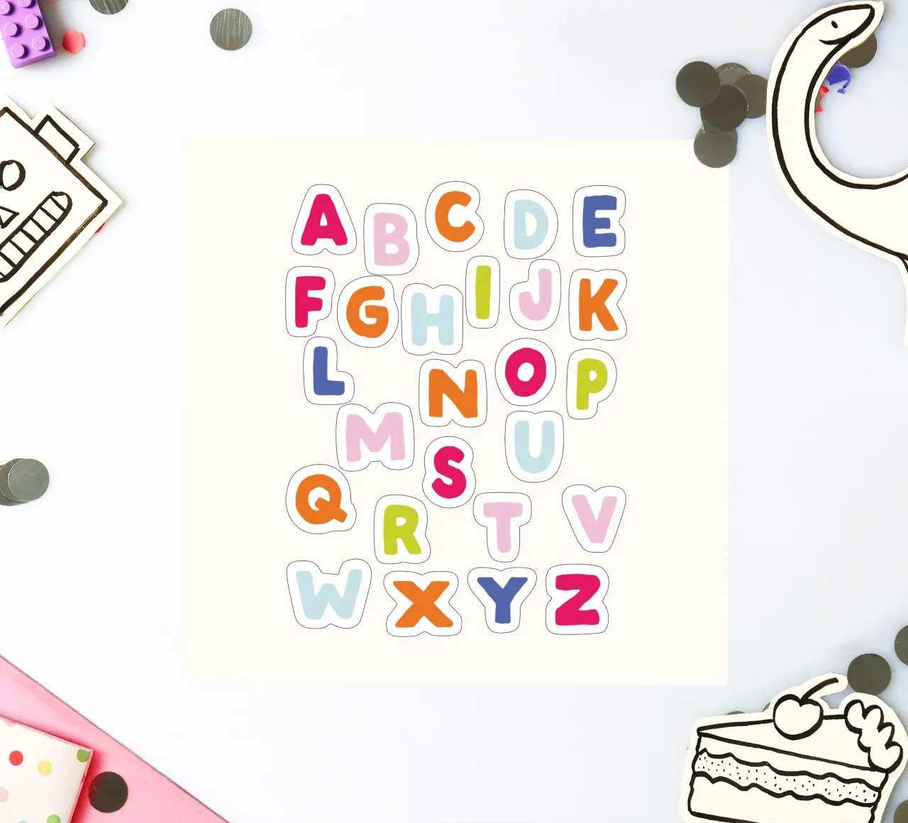 ABC sticker by CSK DESIGN