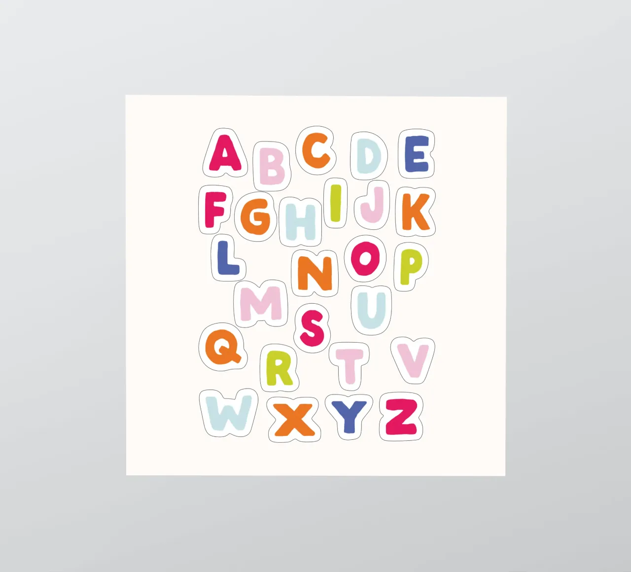 ABC sticker by CSK DESIGN