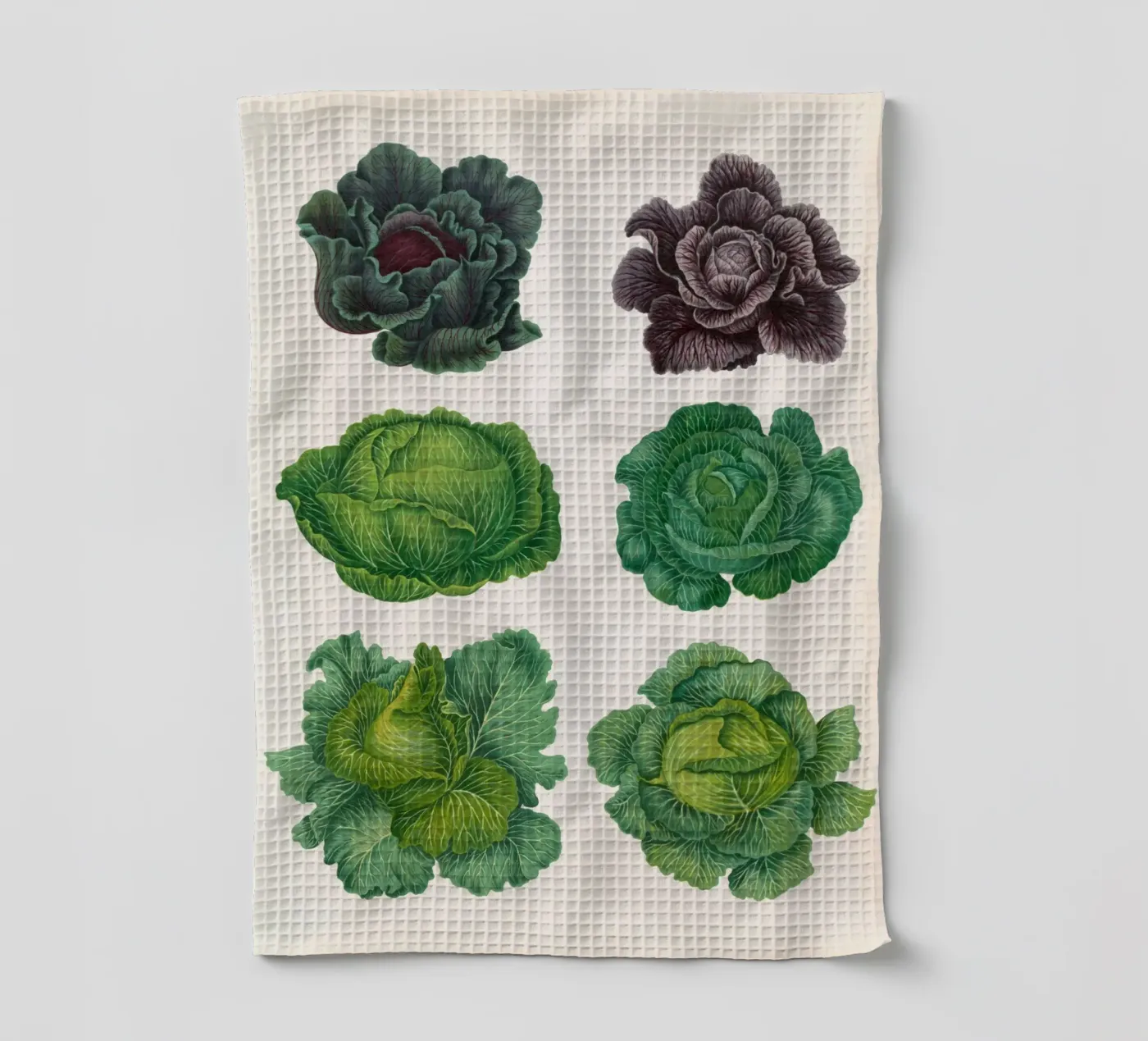 Cabbages torchon de Apolo Prints