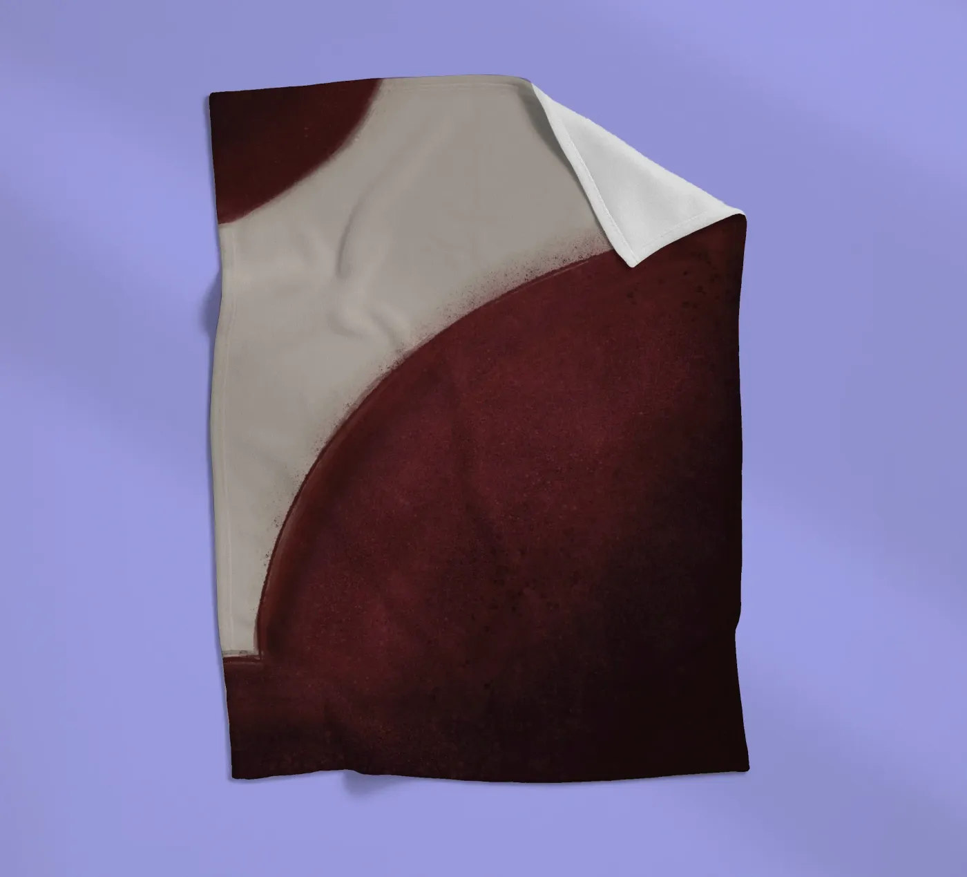 Abstract coperta in pile da by elle arts