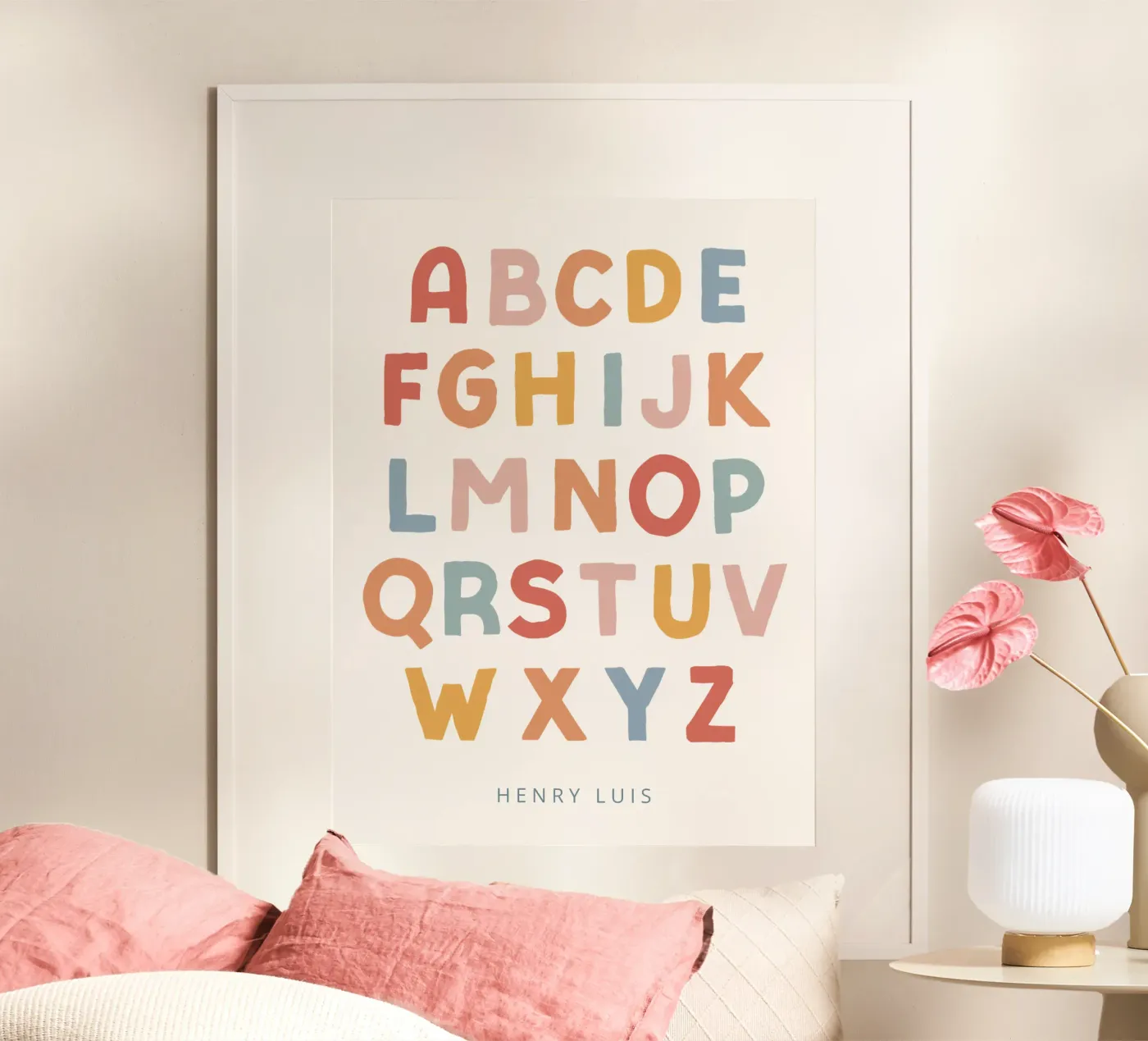 ABC Poster von CSK DESIGN