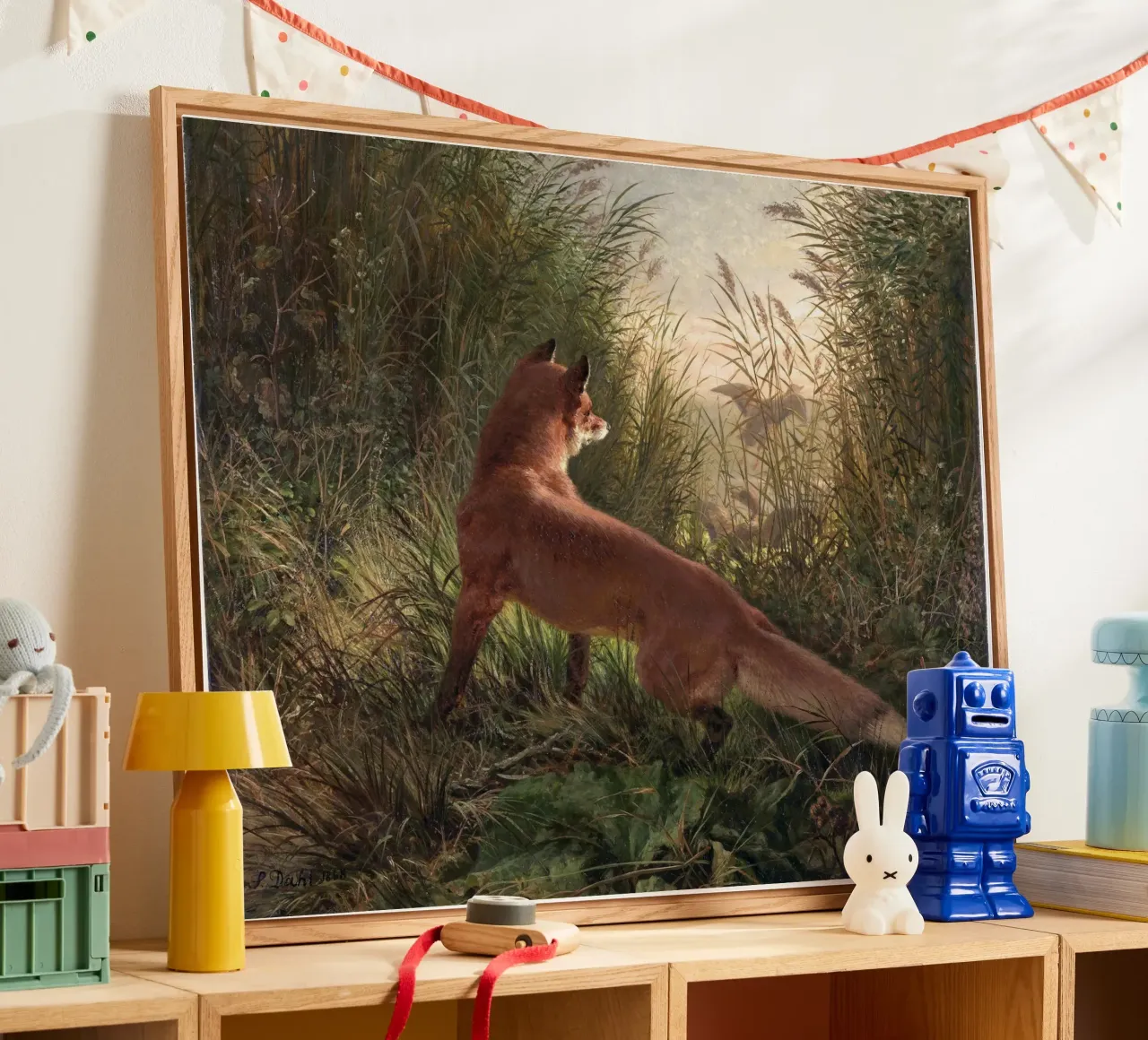 Una volpe plexiglass da Classic Art