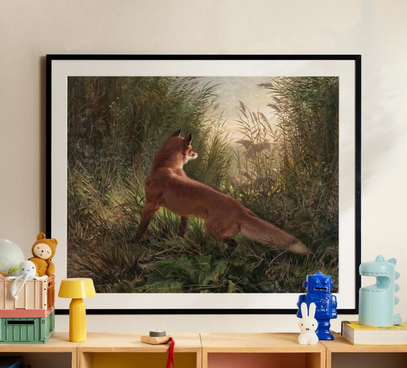 A Fox poster by Apolo Prints