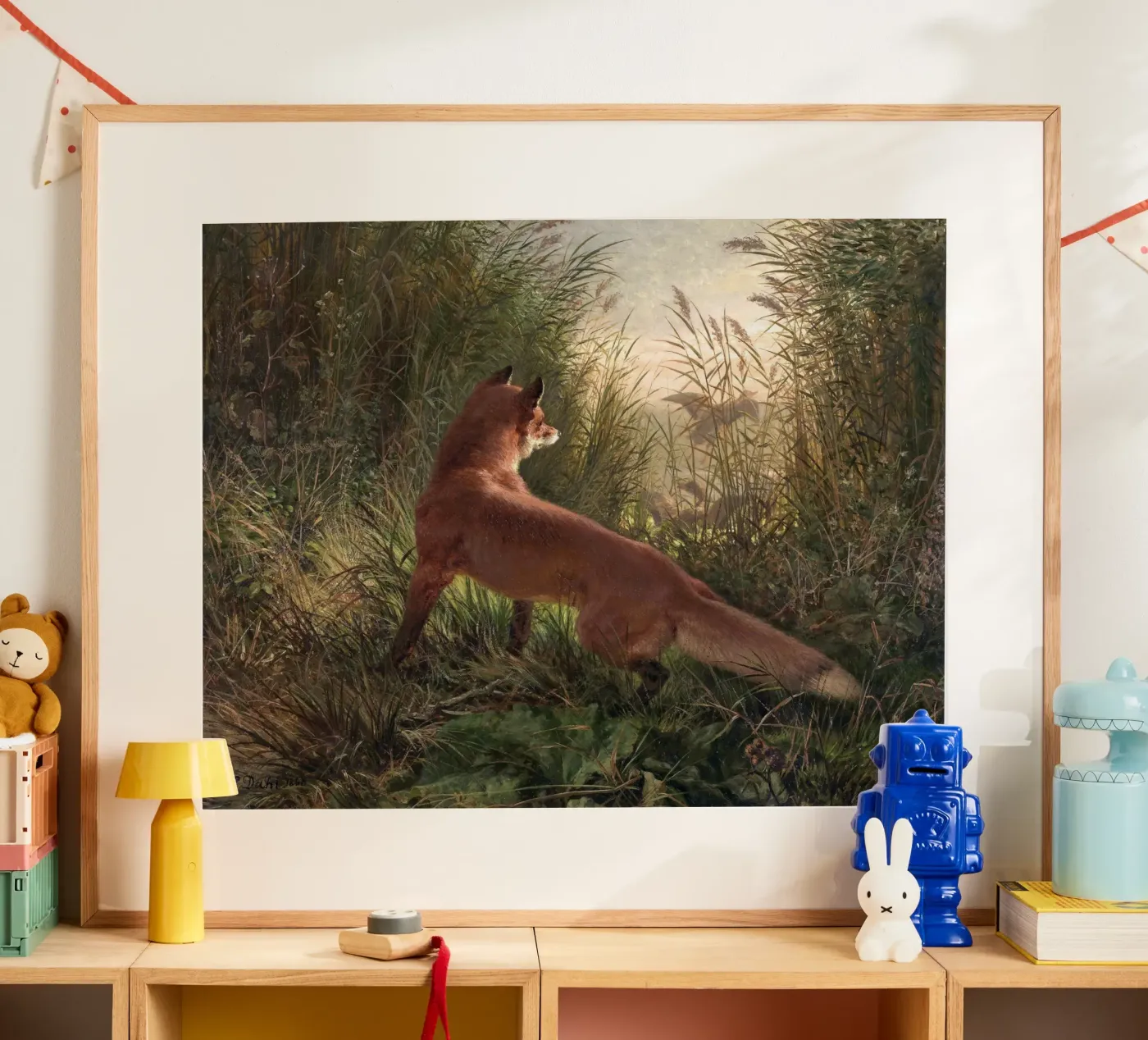 A Fox poster by Apolo Prints
