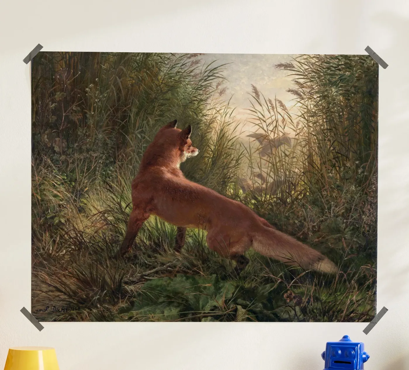 A Fox poster by Apolo Prints