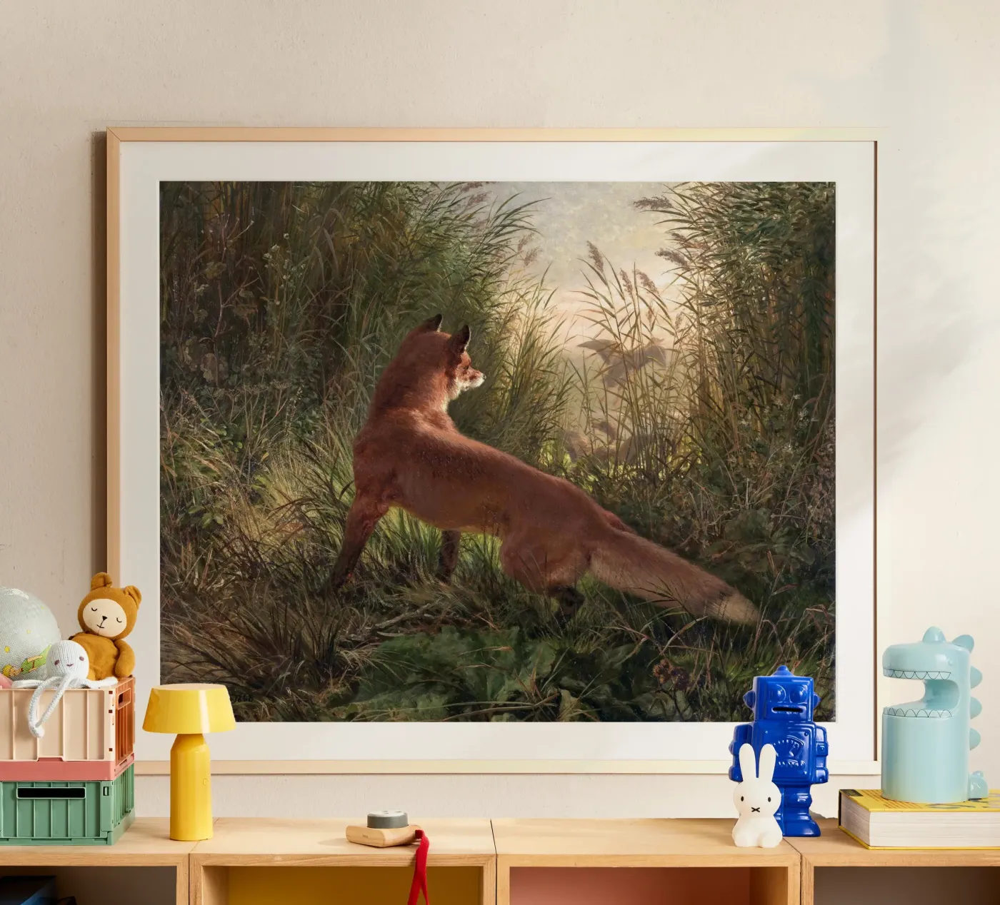A Fox poster by Apolo Prints