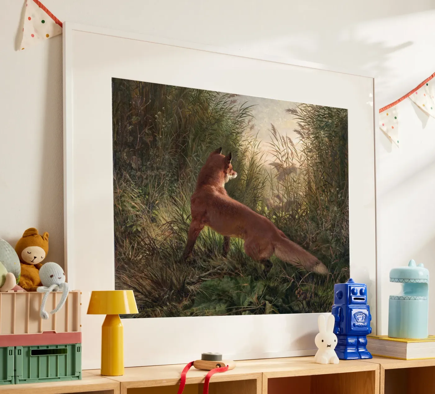 A Fox poster by Apolo Prints