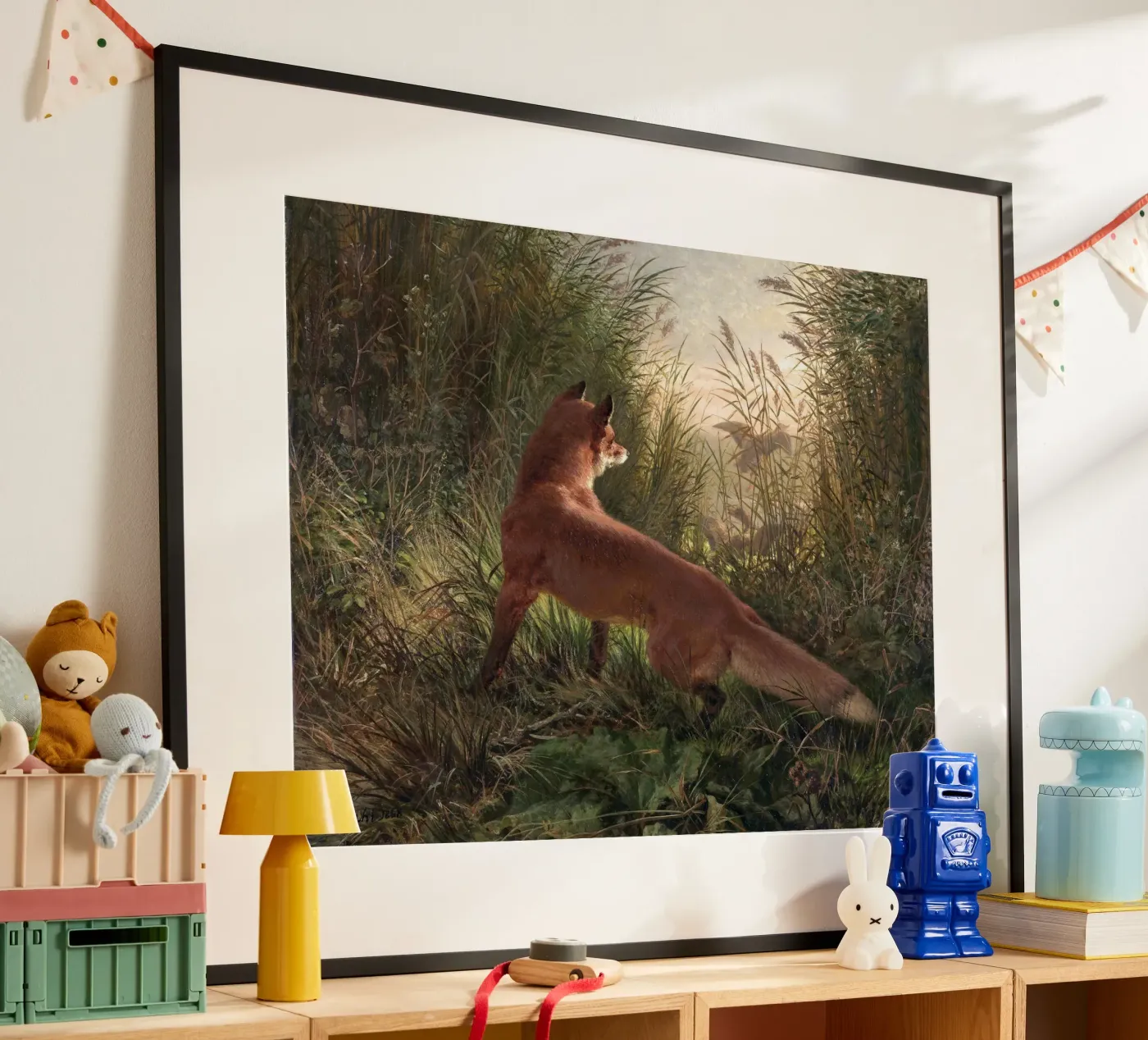 A Fox poster by Apolo Prints
