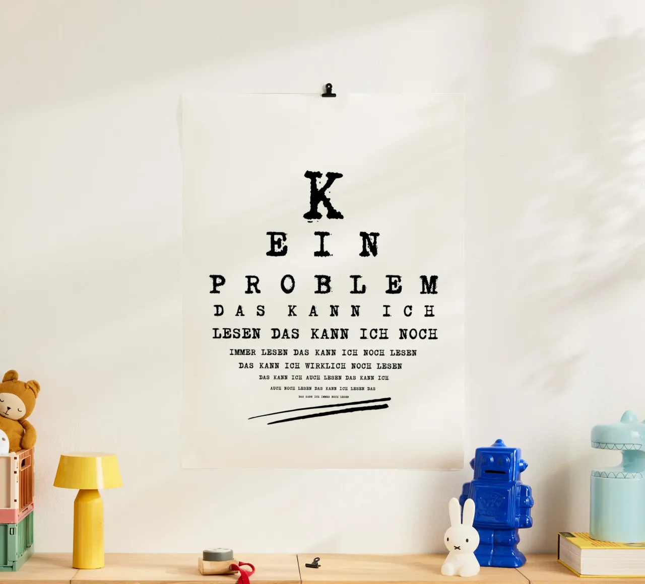 No problem, I can still read that... poster with aluminum frame by ArtDesign by KBK