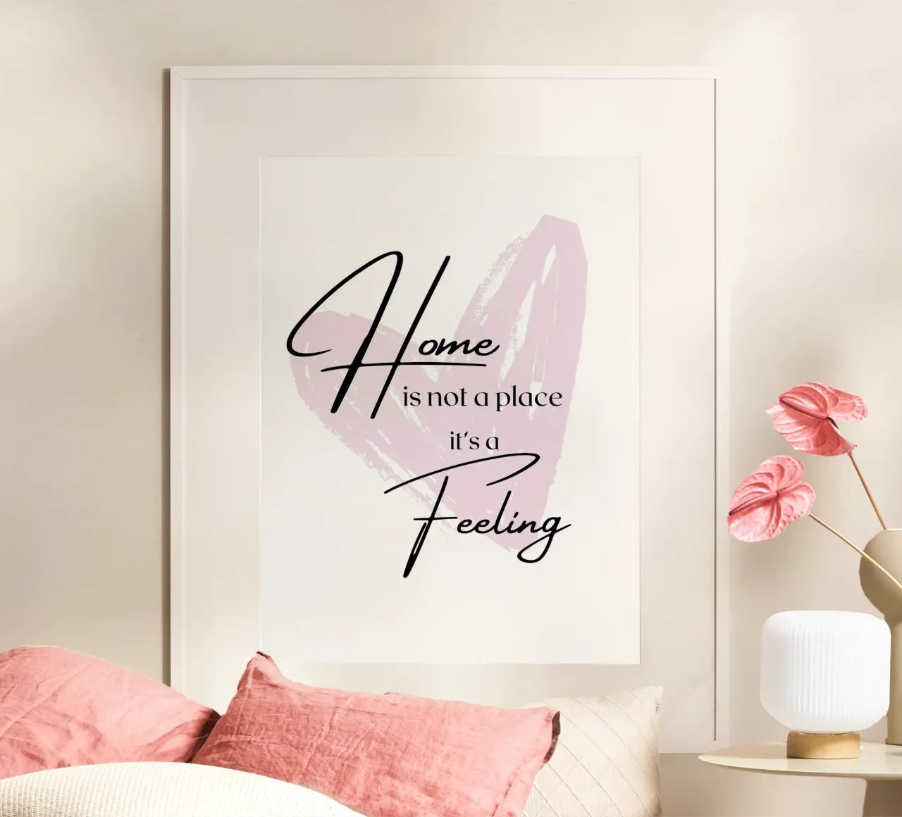 La casa non è un luogo, è un sentimento carta hahnemühle da ArtDesign by KBK