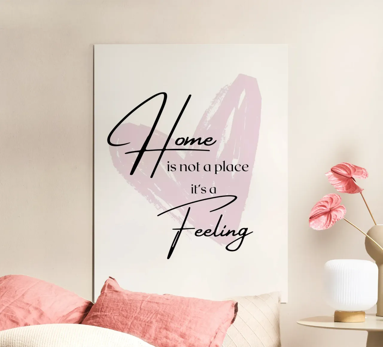 La casa non è un luogo, è un sentimento carta hahnemühle da ArtDesign by KBK