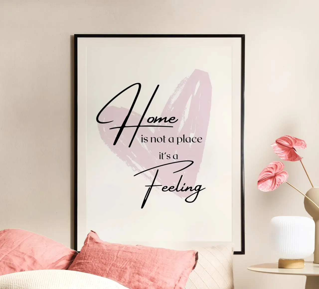 La casa non è un luogo, è un sentimento carta hahnemühle da ArtDesign by KBK