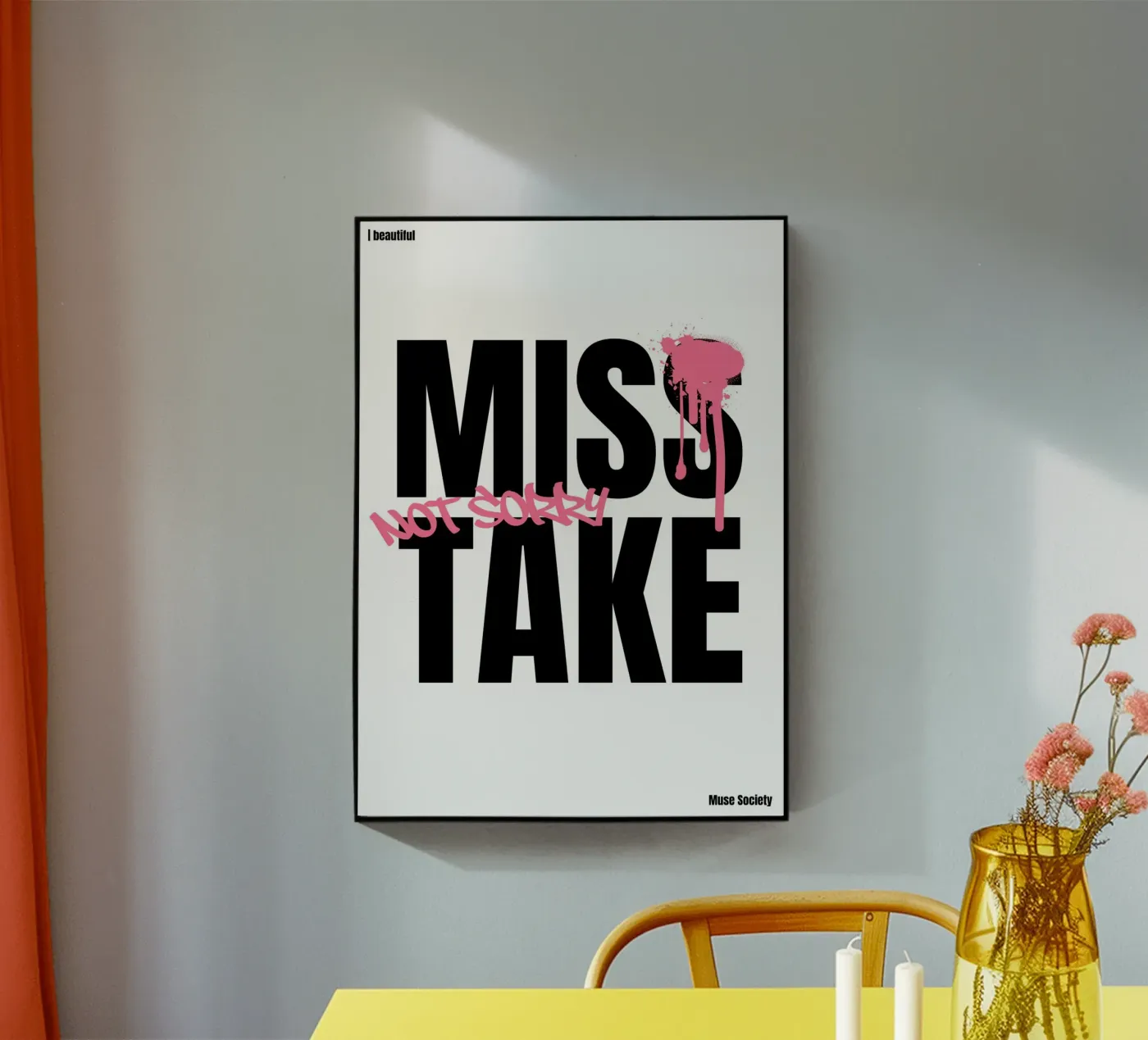 MIS(S)TAKE Acryl-Glas von Muse Society Shop