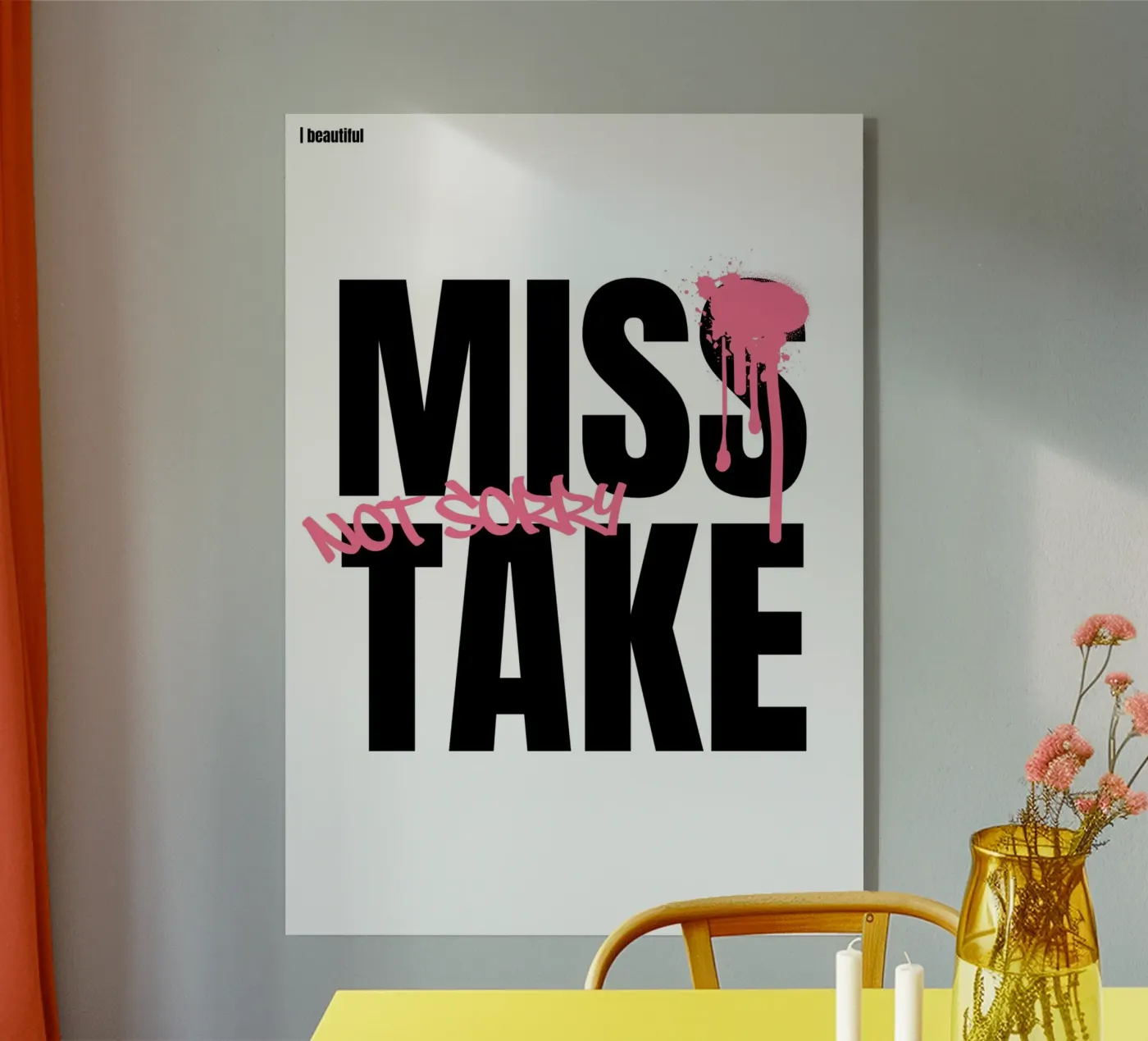 MIS(S)TAKE Acryl-Glas von Muse Society Shop