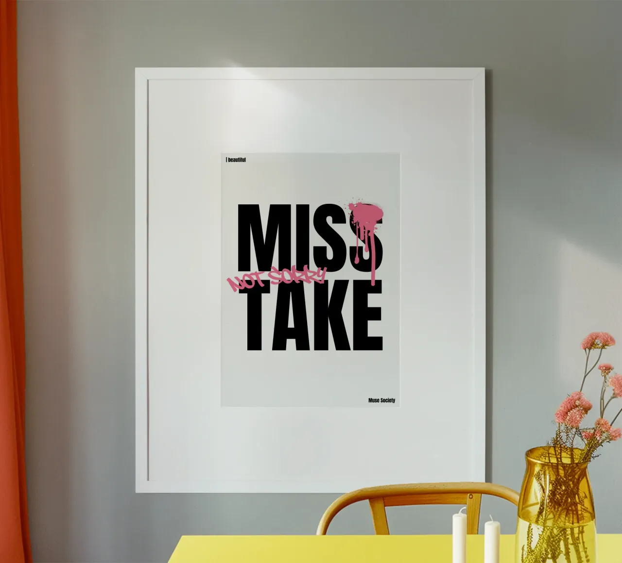 MIS(S)TAKE poster da Muse Society Shop