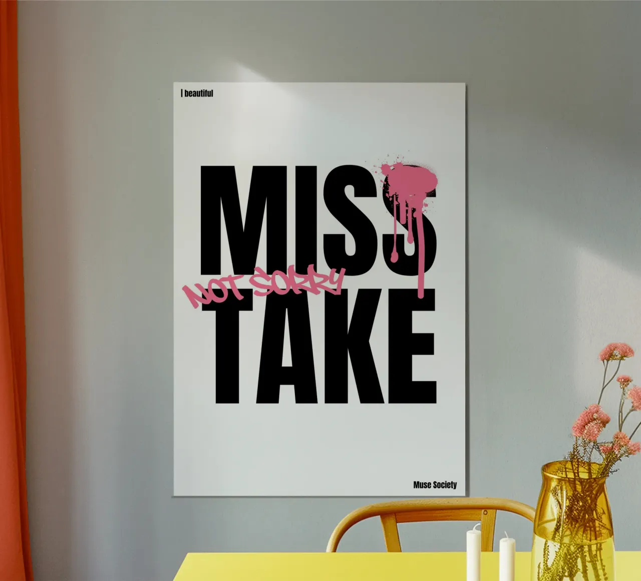 MIS(S)TAKE poster da Muse Society Shop