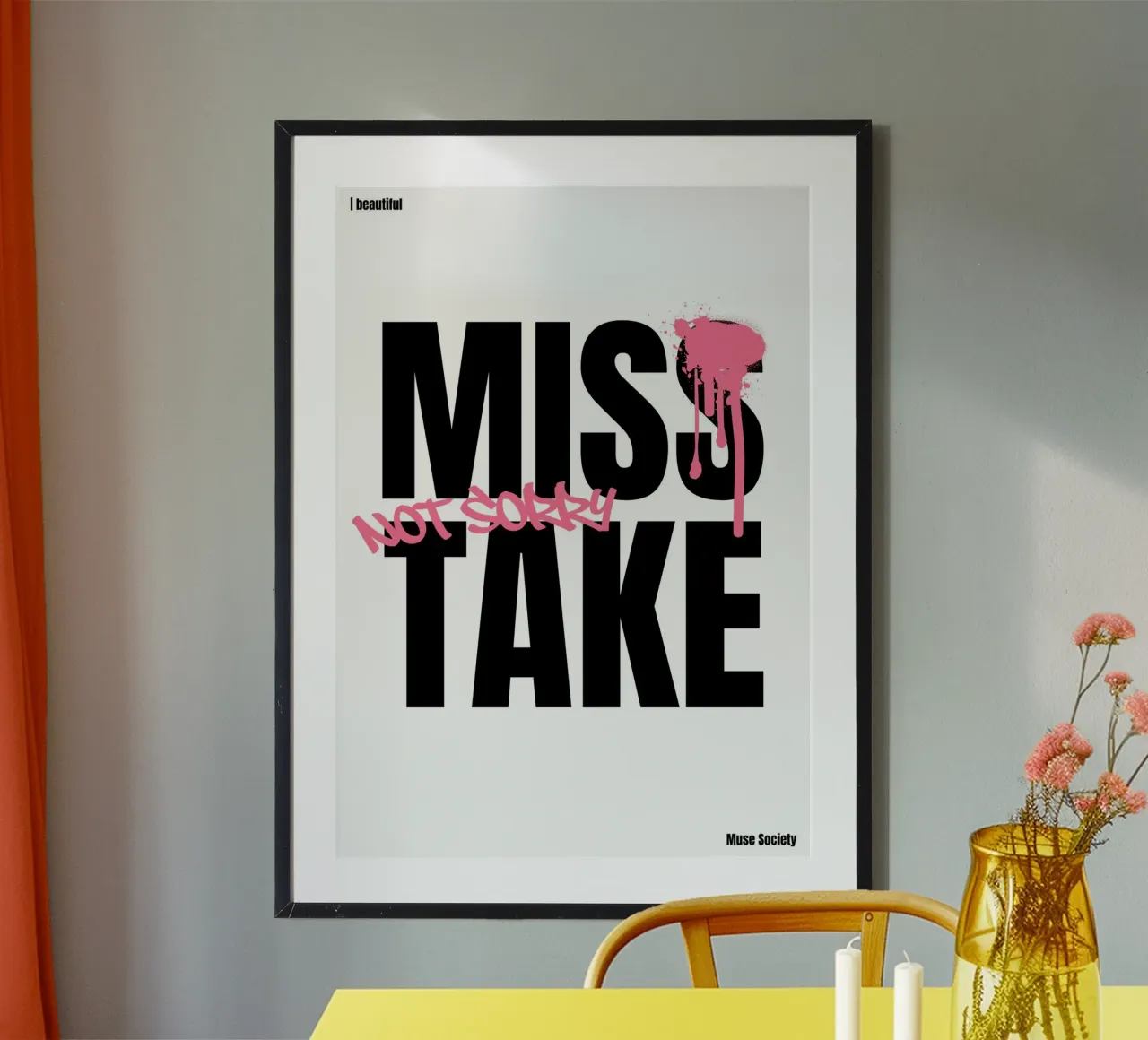 MIS(S)TAKE poster da Muse Society Shop