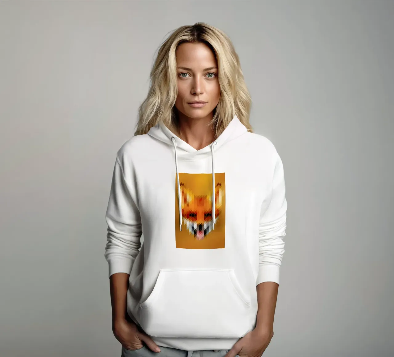 Fox felpa con cappuccio da Nur Mut