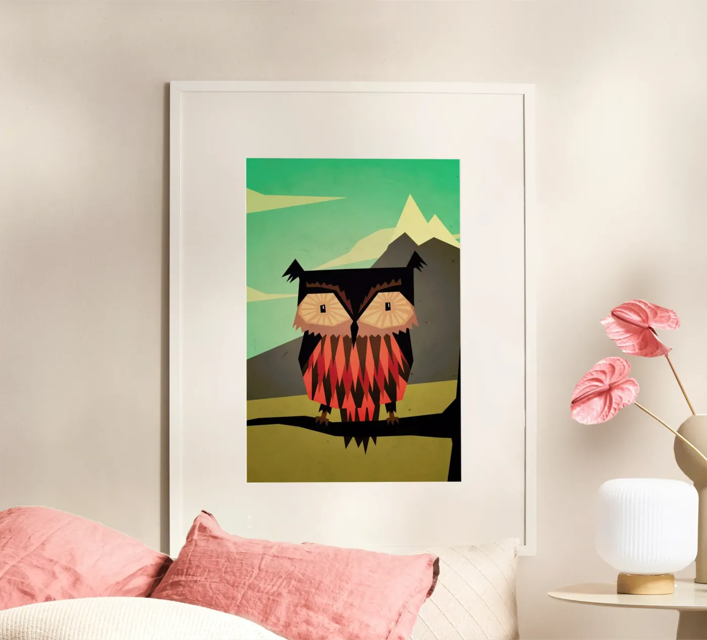 Critter Owl poster da Yetiland