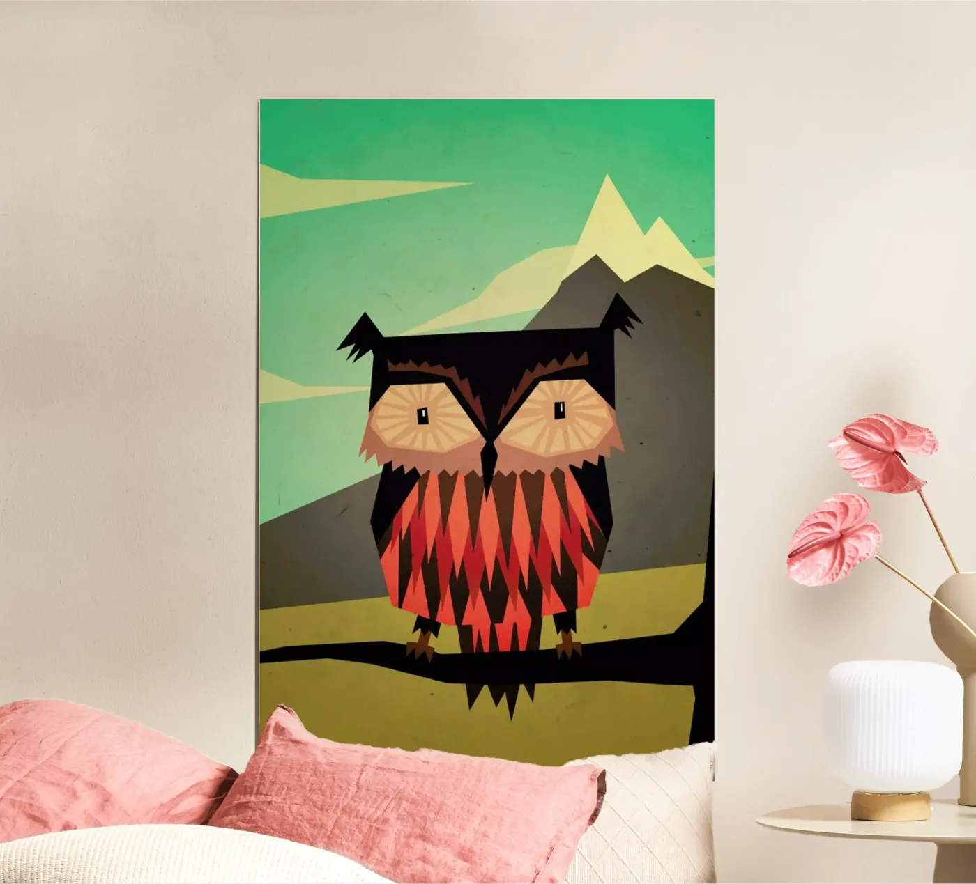 Critter Owl poster da Yetiland