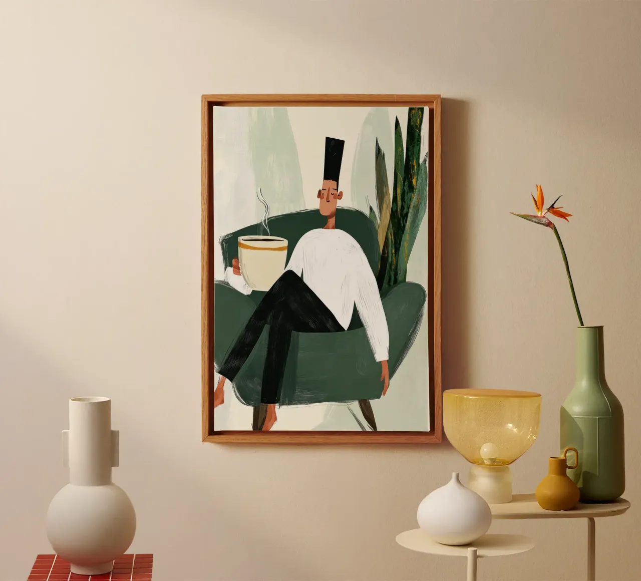 Almost Composed canvas by lieblu