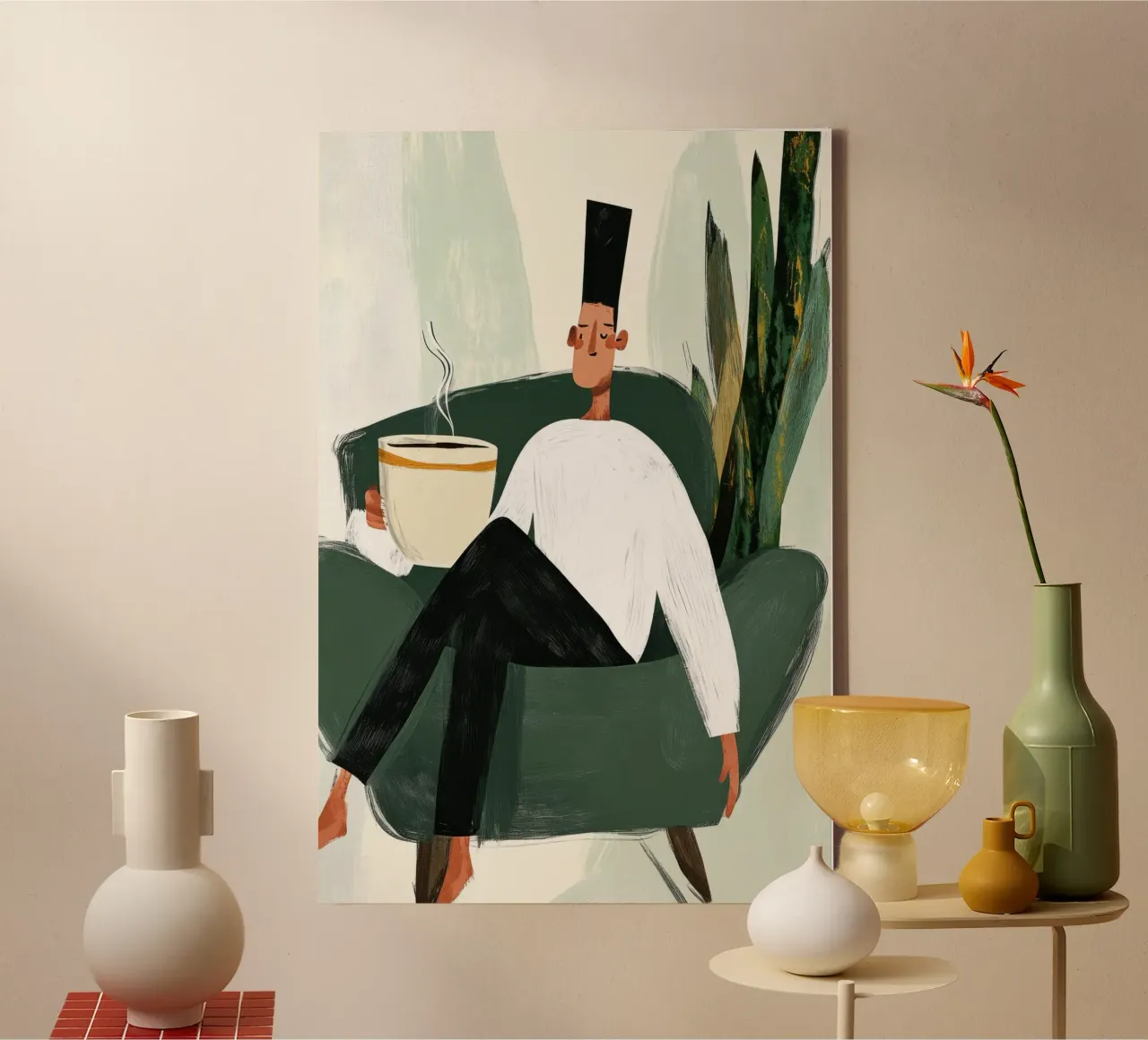 Almost Composed canvas by lieblu