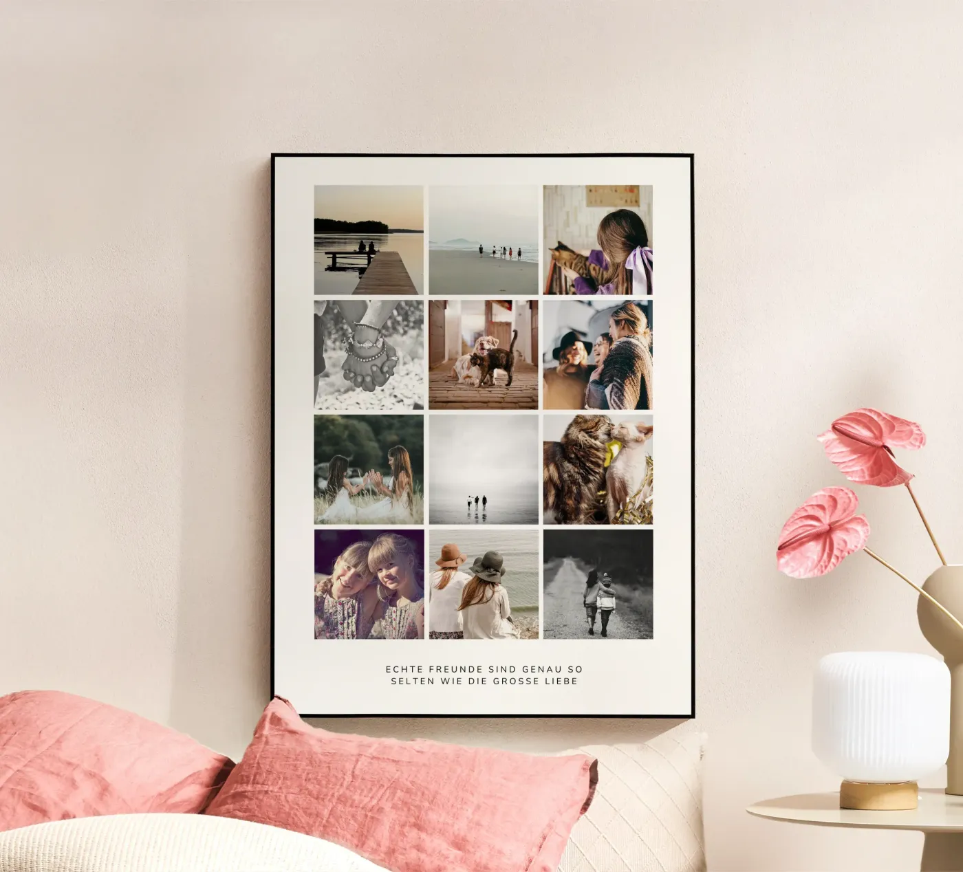 Freundschaft Collage plexiglass da CSK DESIGN