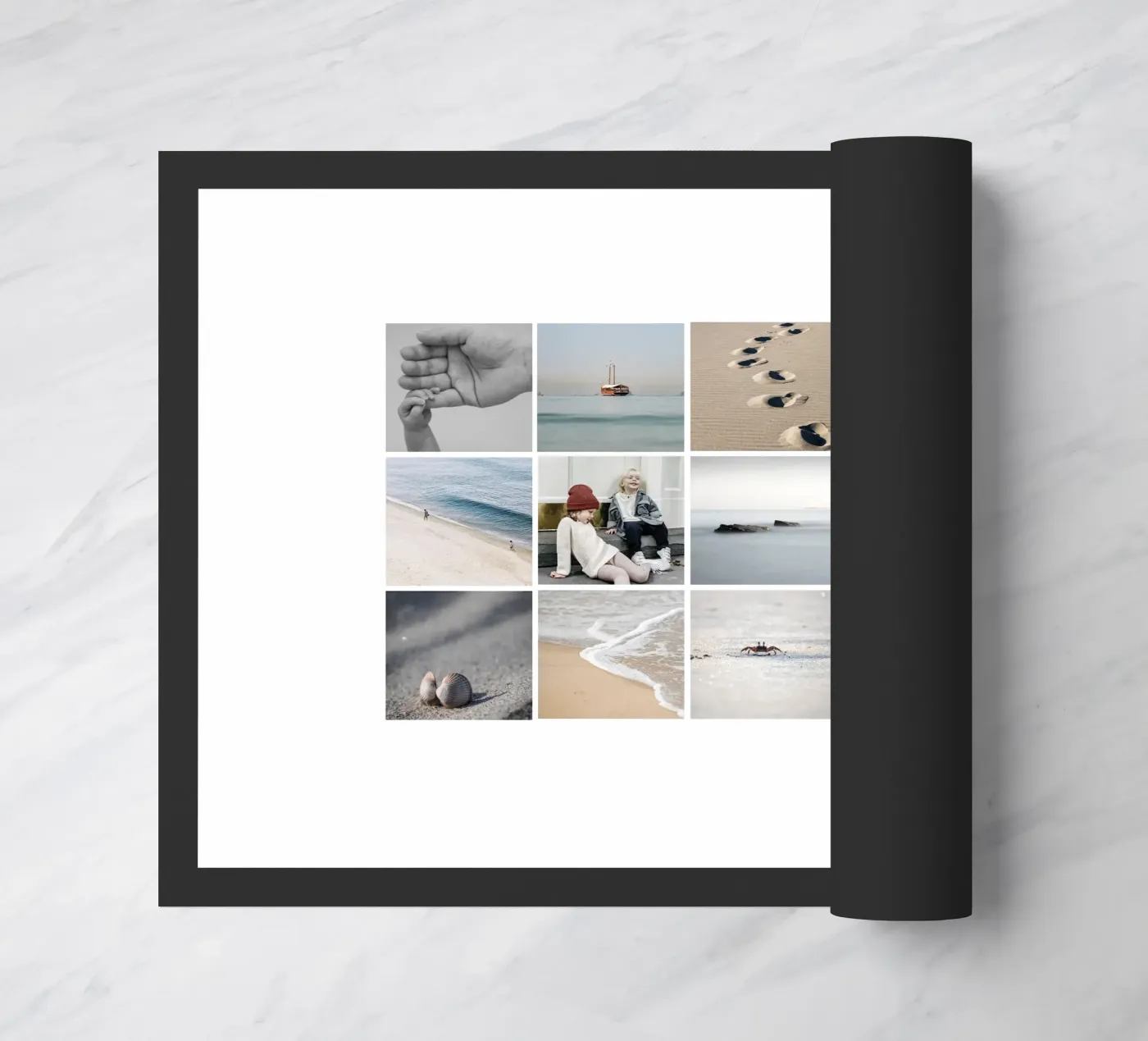 Life Collage doormat by CSK DESIGN